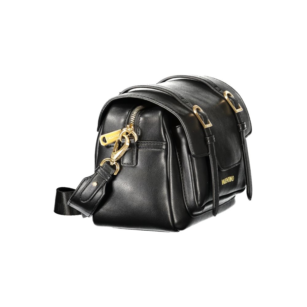 Mario Valentino Black Polyurethane Women's Bag Mario Valentino
