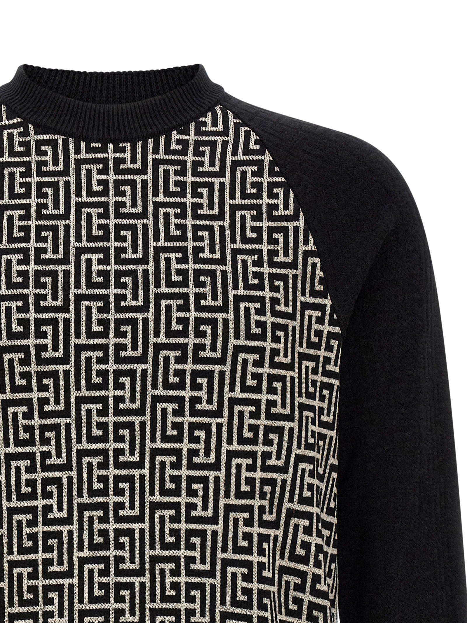 Balmain Bicolor Cotton Cardigan Balmain