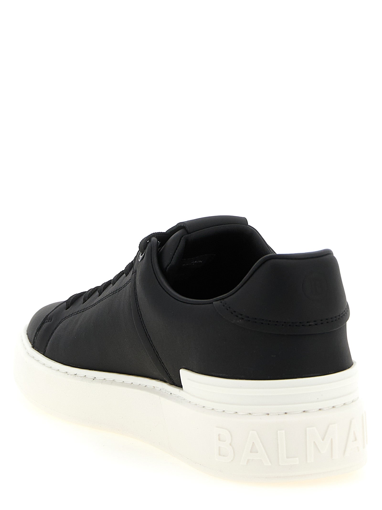 Balmain Bicolor Calfskin Low Top Sneakers Balmain
