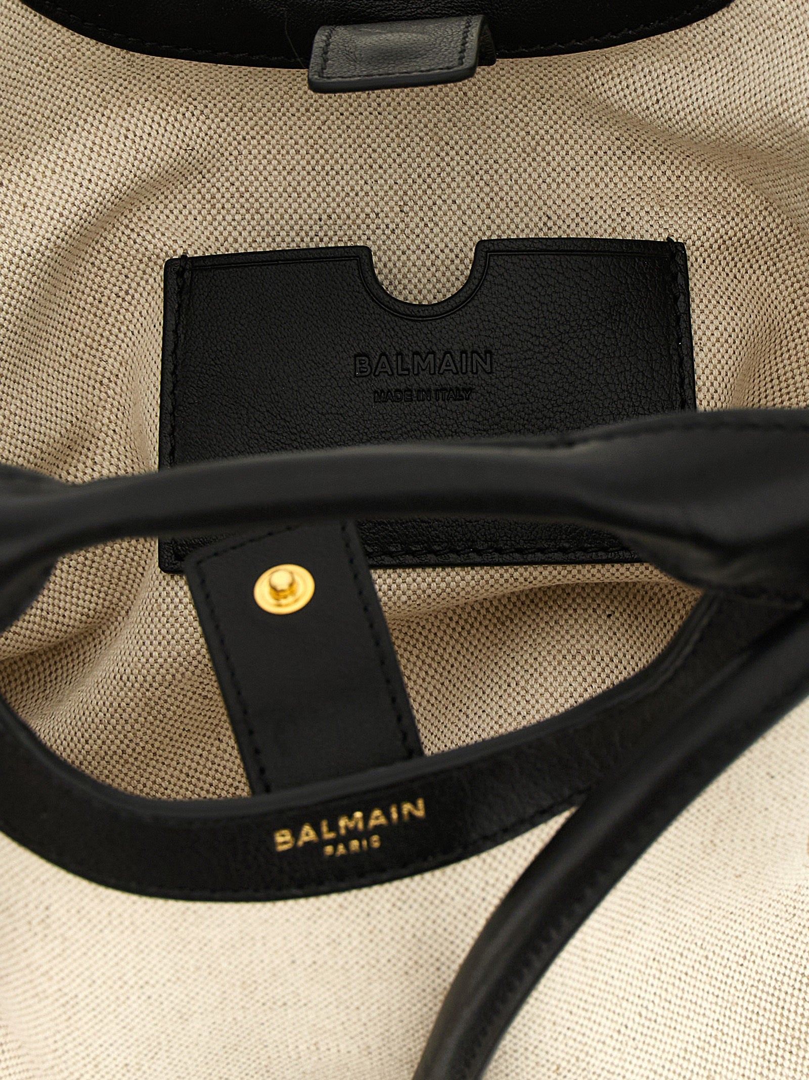 Balmain Bicolor Cotton Tote Bag Balmain