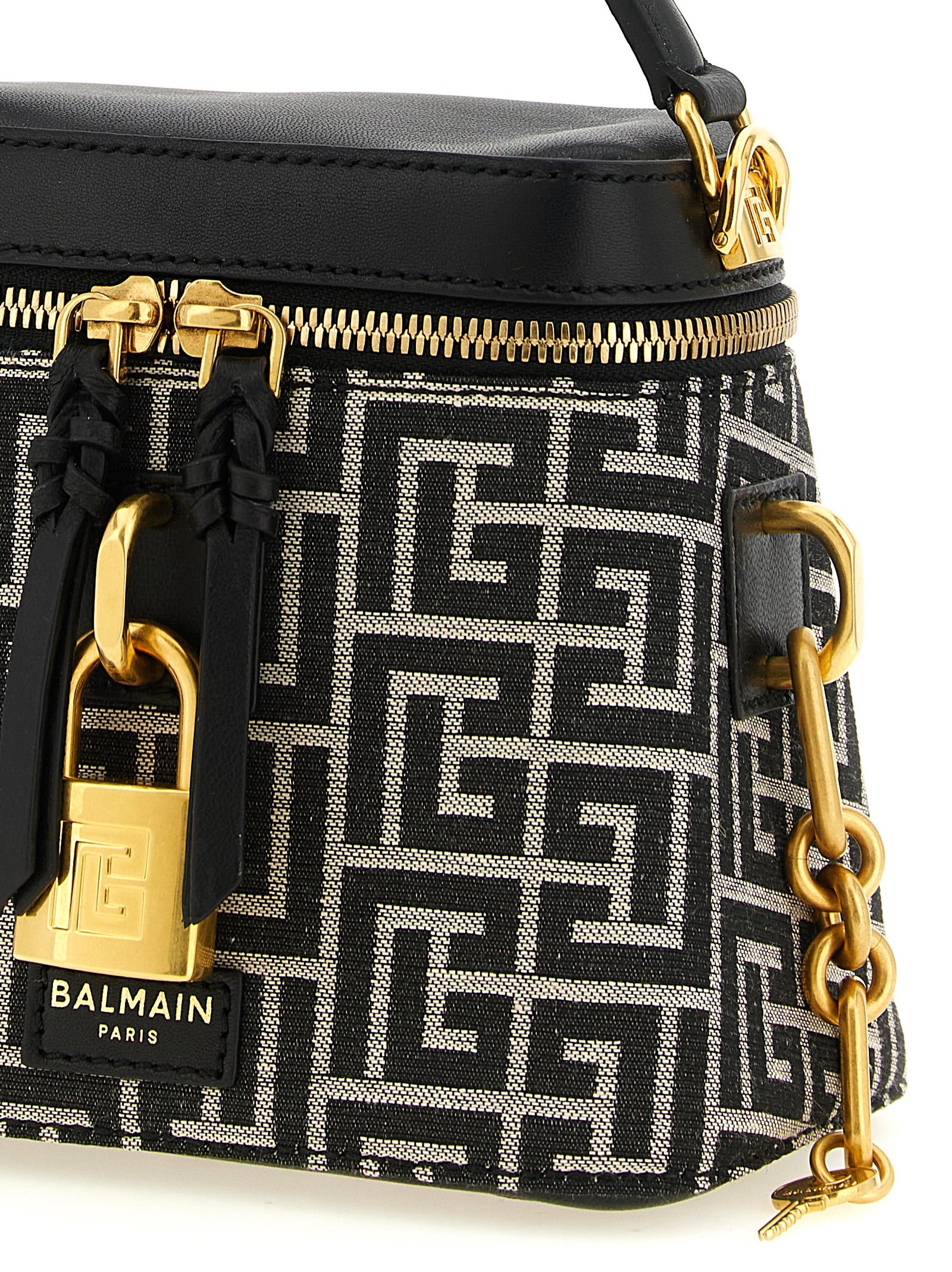 Balmain Bicolor Polyester Handbag Balmain