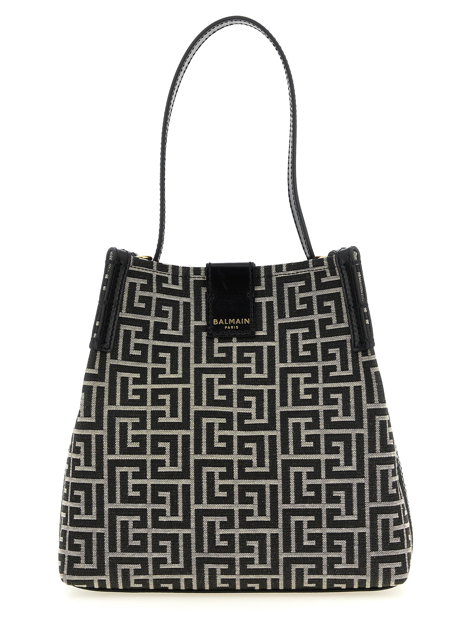 Balmain Bicolor Cotton Shoulder Bag Balmain