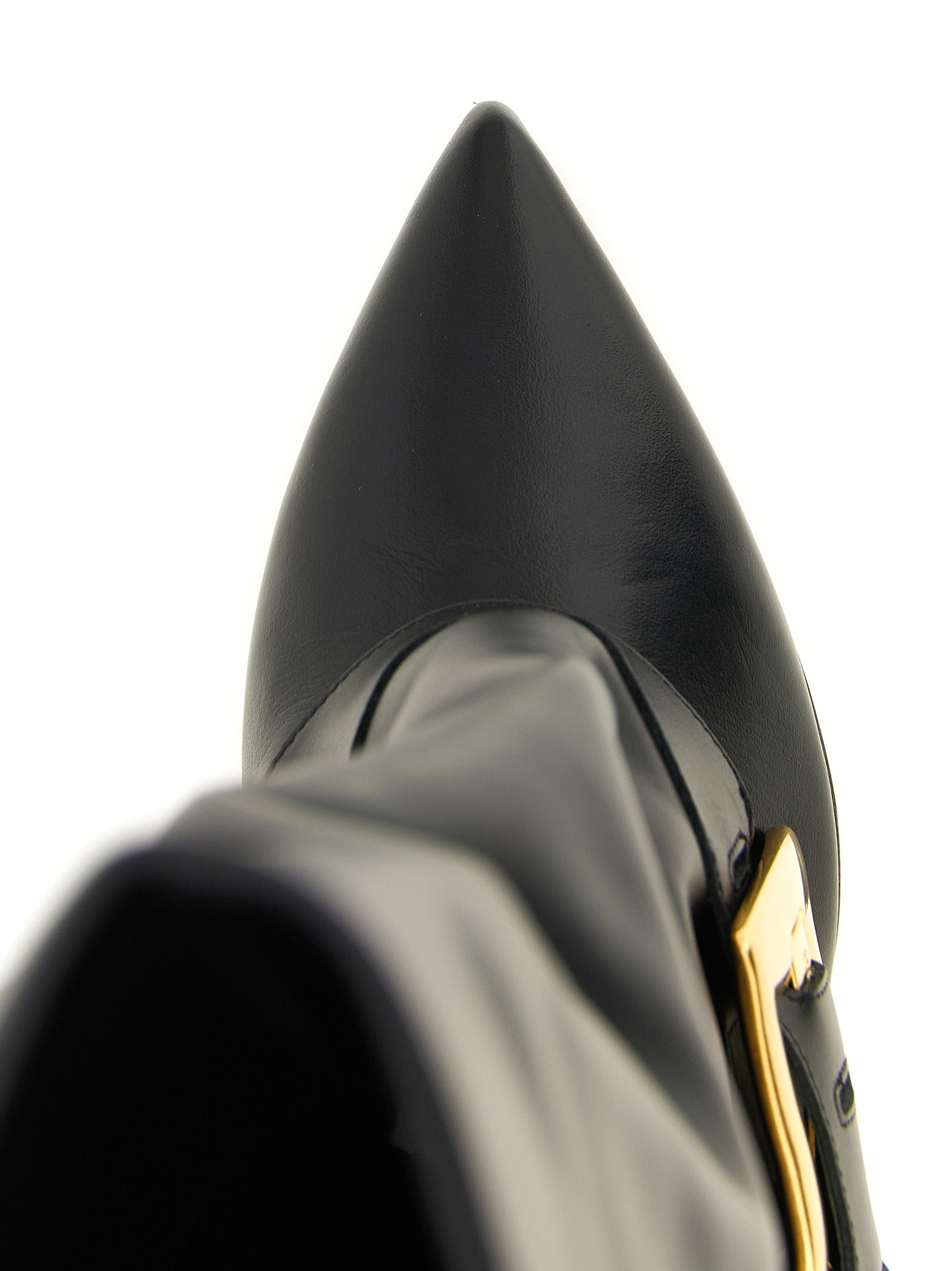 Balmain Black Calfskin Over The Knee Balmain