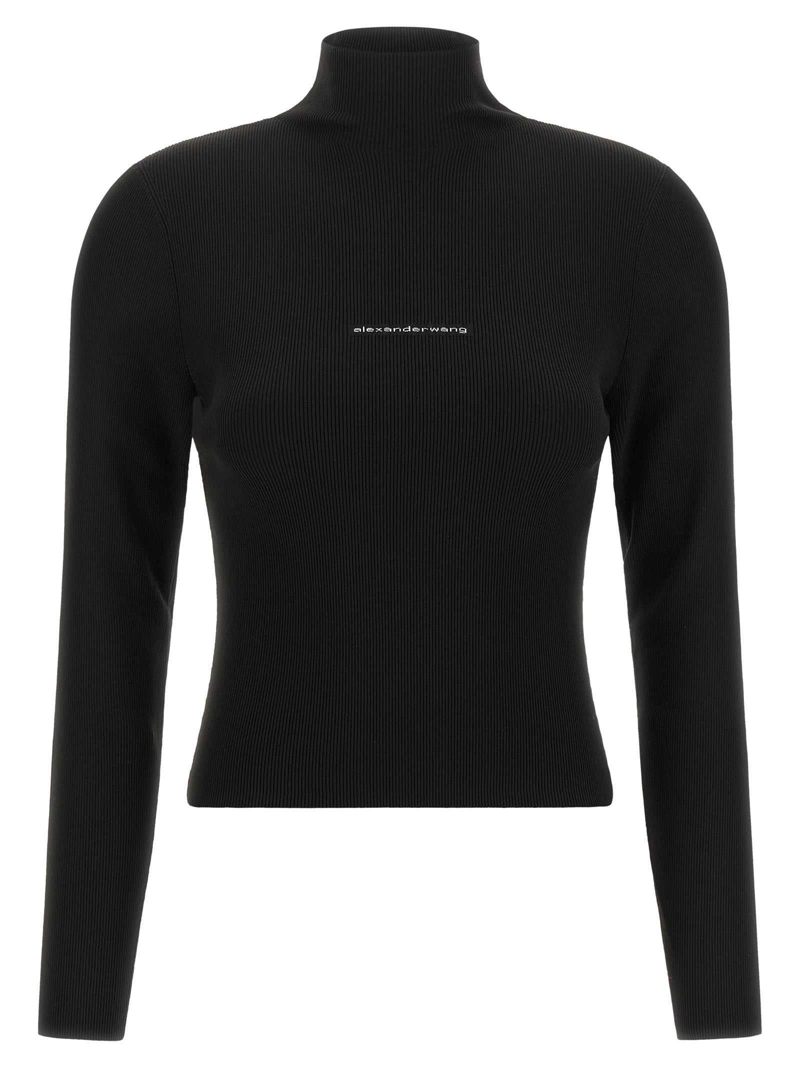 Alexander Wang Black Polyamide Cardigan Alexander Wang