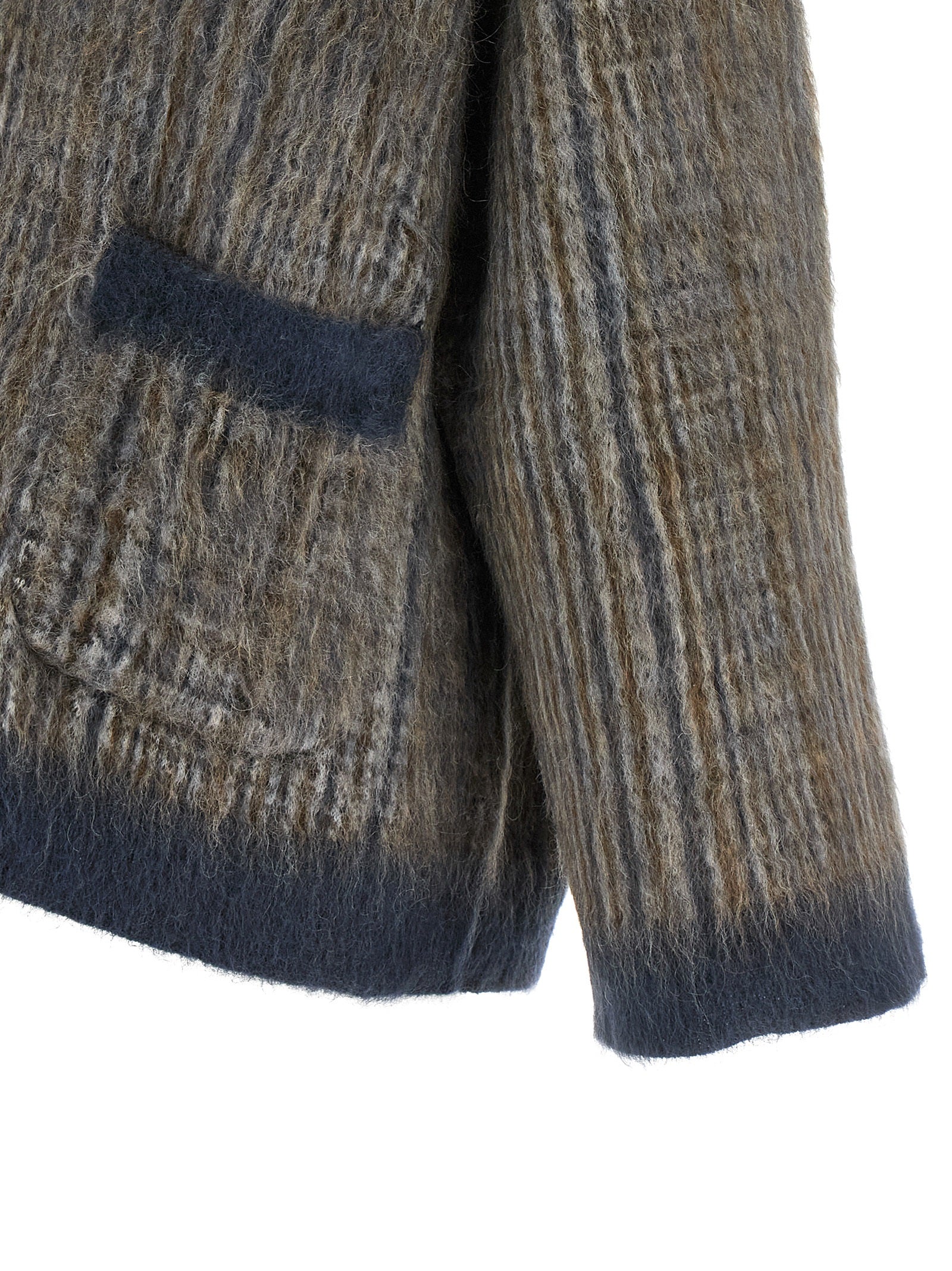 Brunello Cucinelli Gray Wool Cardigan Brunello Cucinelli