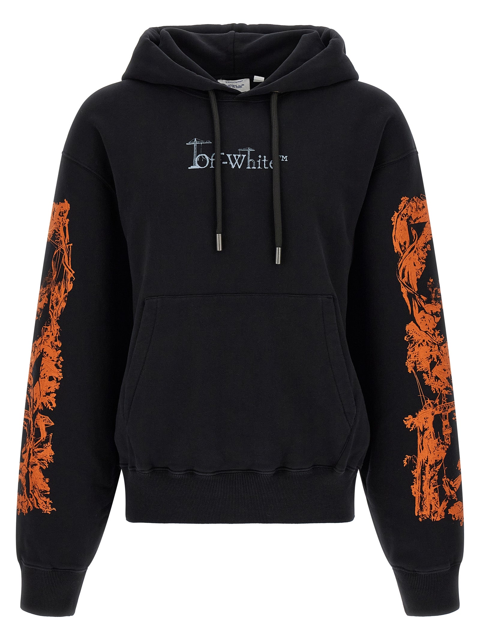 Off-White Black Cotton Sweatshirt Off-White