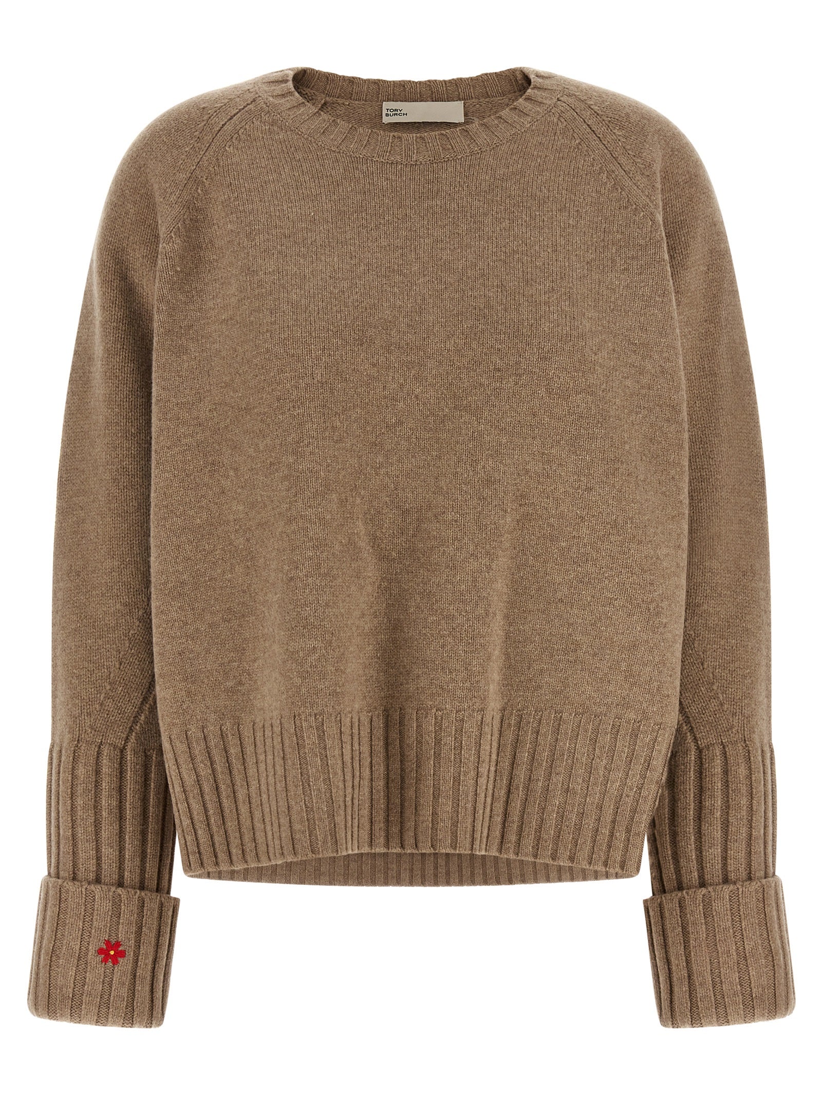 Tory Burch Beige Wool Cardigan Tory Burch