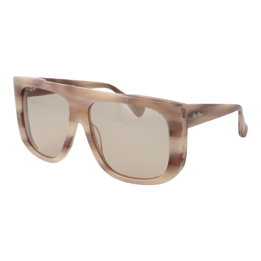 Max Mara Beige Acetate Sunglasses Max Mara