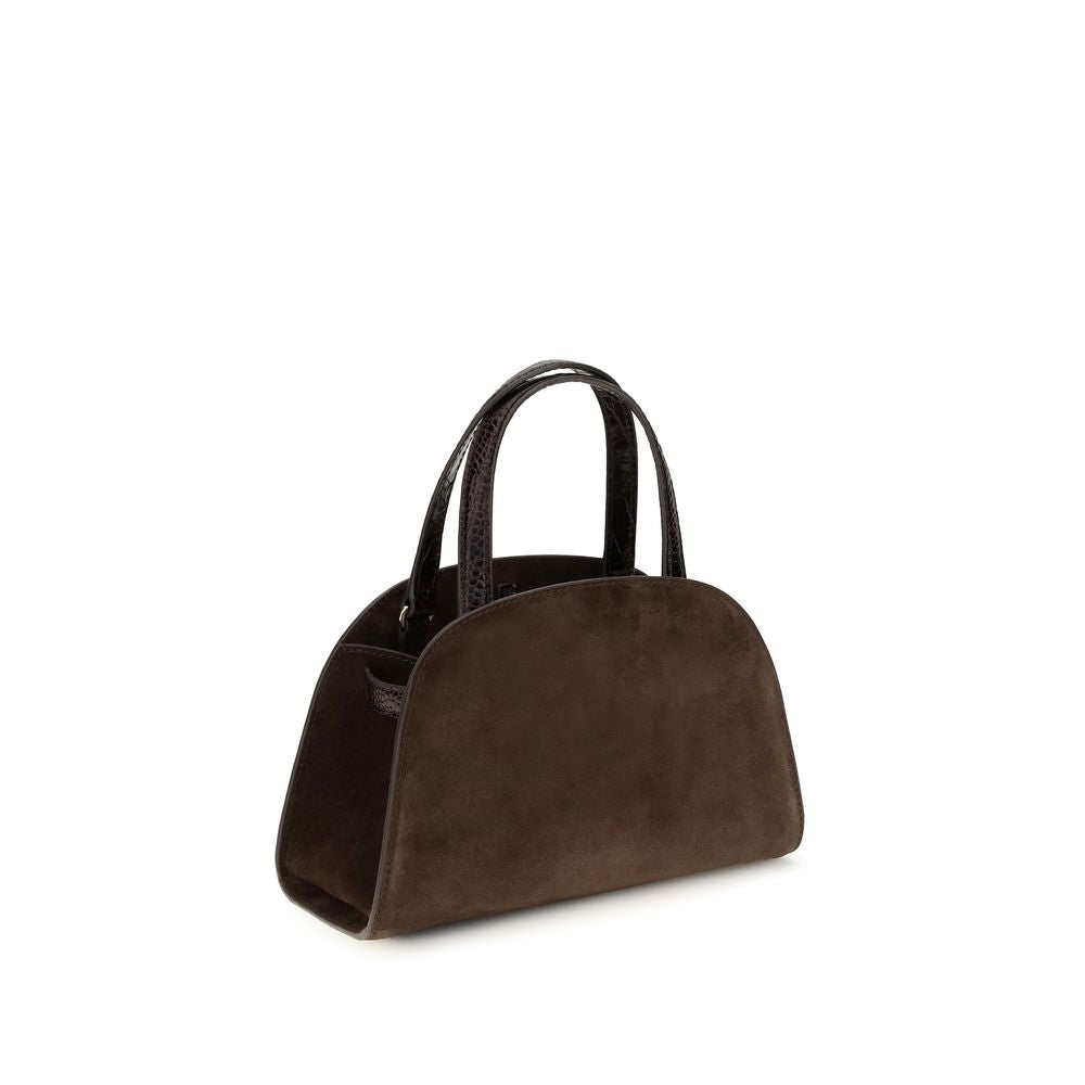 Tory Burch Brown Suede Leather Shoulder Bag Tory Burch