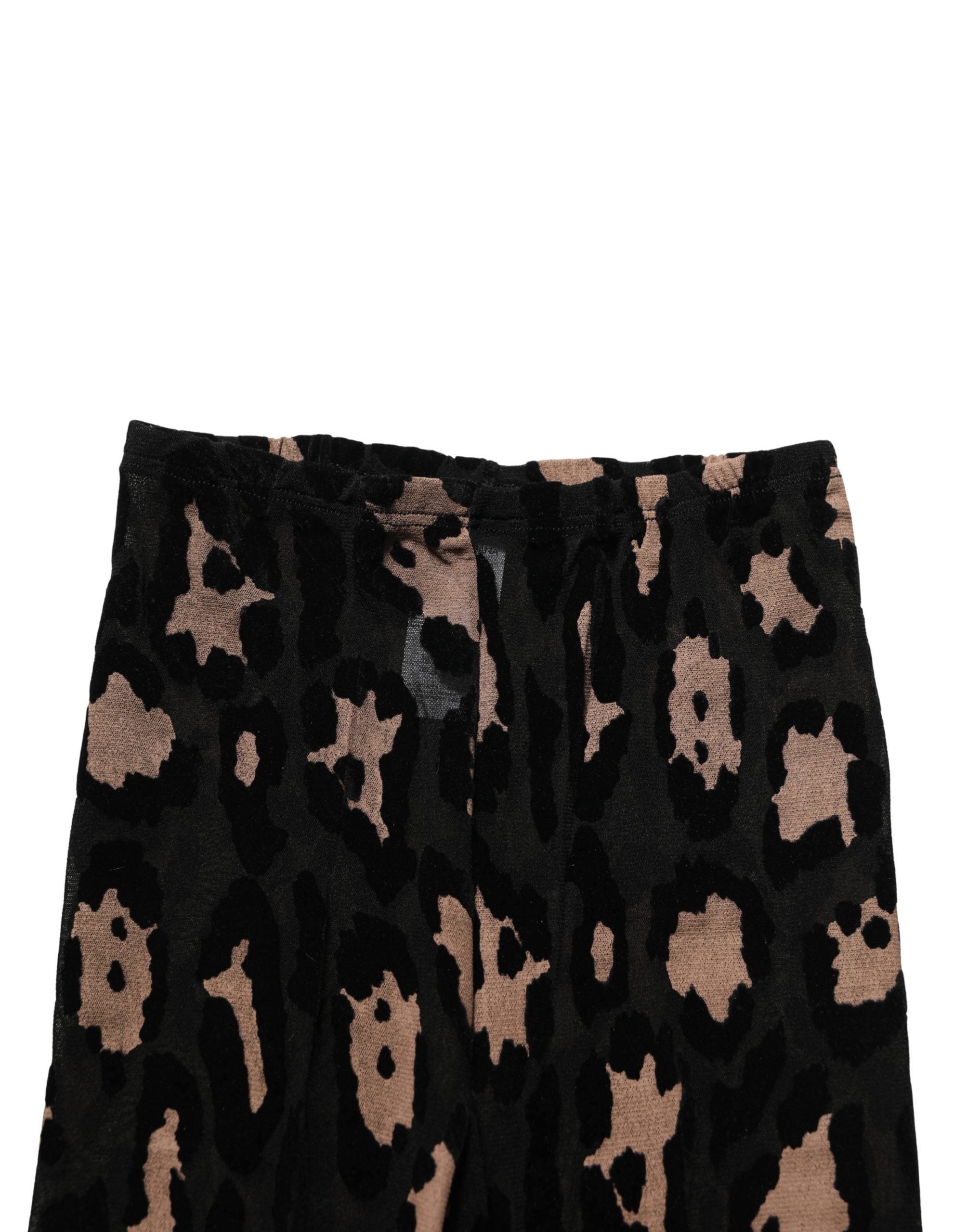 Dolce & Gabbana Black Leopard Nylon Tights Stocking Pantyhose Socks Dolce & Gabbana