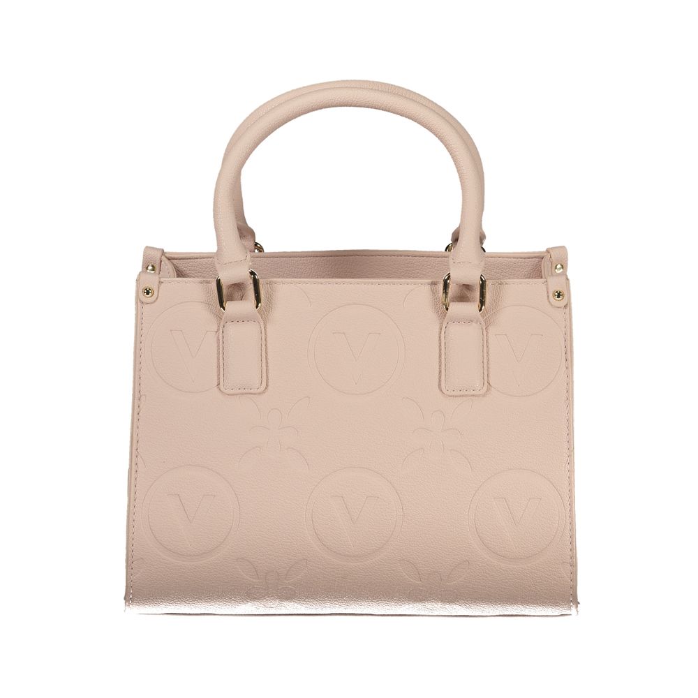 Mario Valentino Pink Polyurethane Women's Bag with Handles Mario Valentino