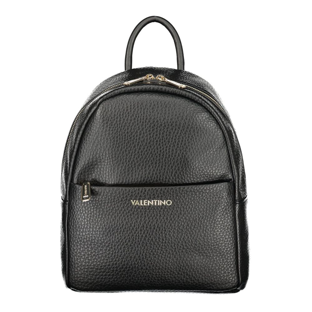 Mario Valentino Black Polyurethane Women's Backpack Mario Valentino