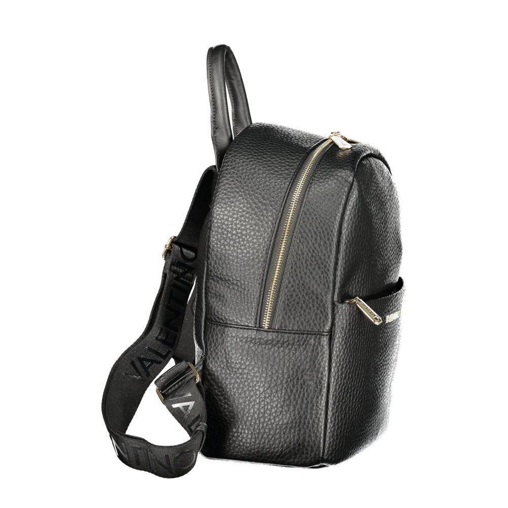 Mario Valentino Black Polyurethane Women's Backpack Mario Valentino