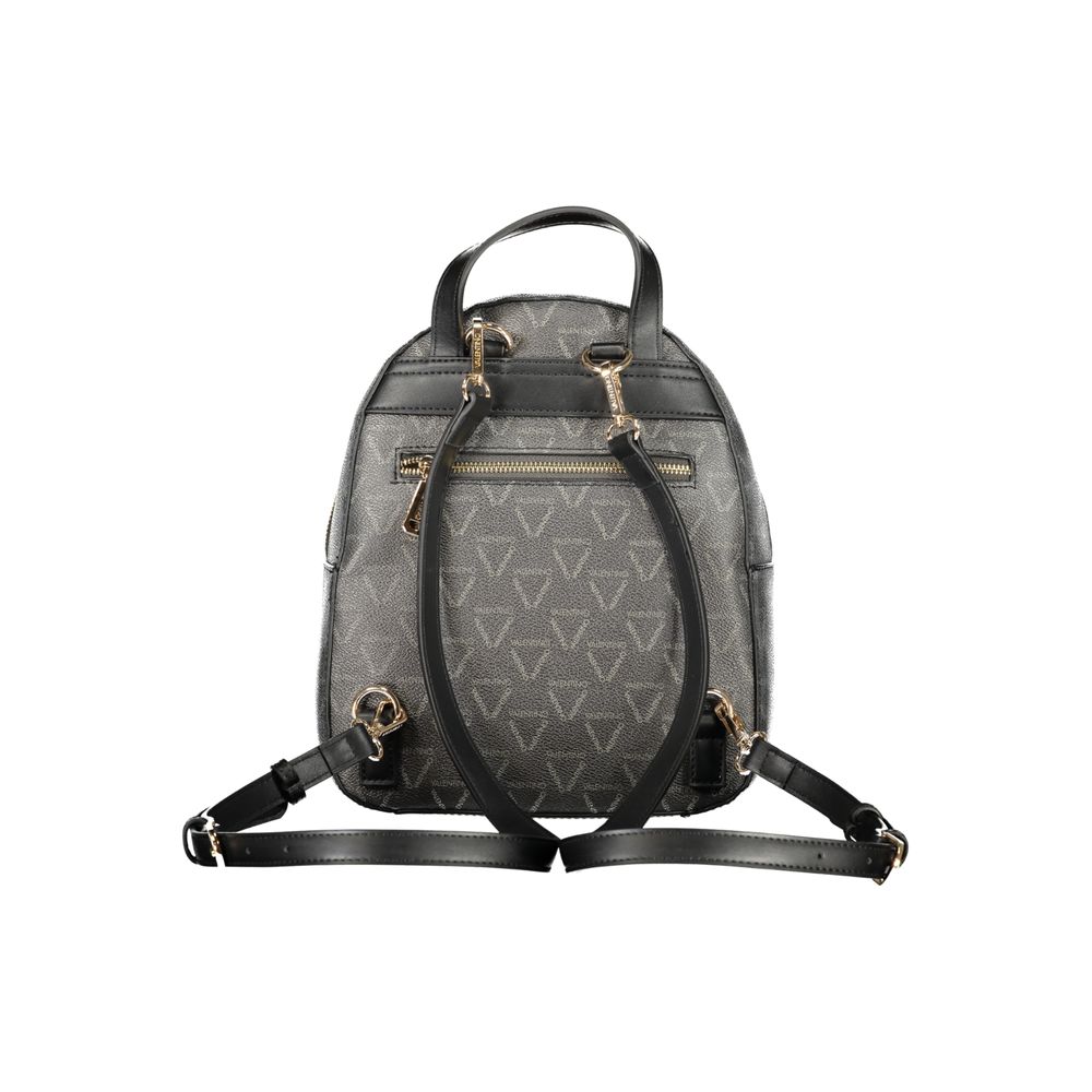 Mario Valentino Black Polyurethane Women's Backpack Mario Valentino