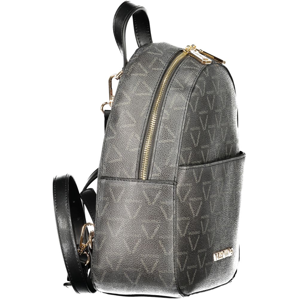Mario Valentino Black Polyurethane Women's Backpack Mario Valentino