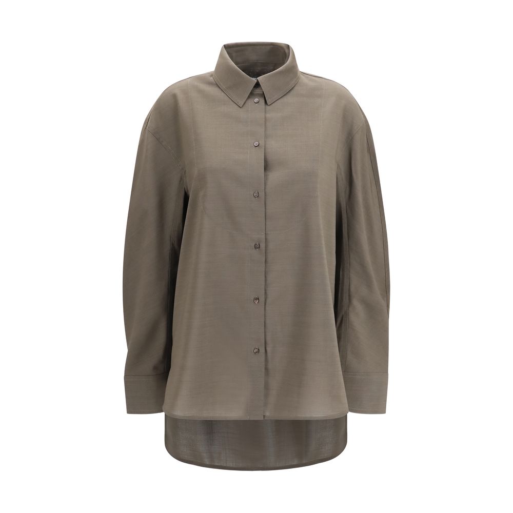 Jacquemus Gray Cotton Shirt Jacquemus