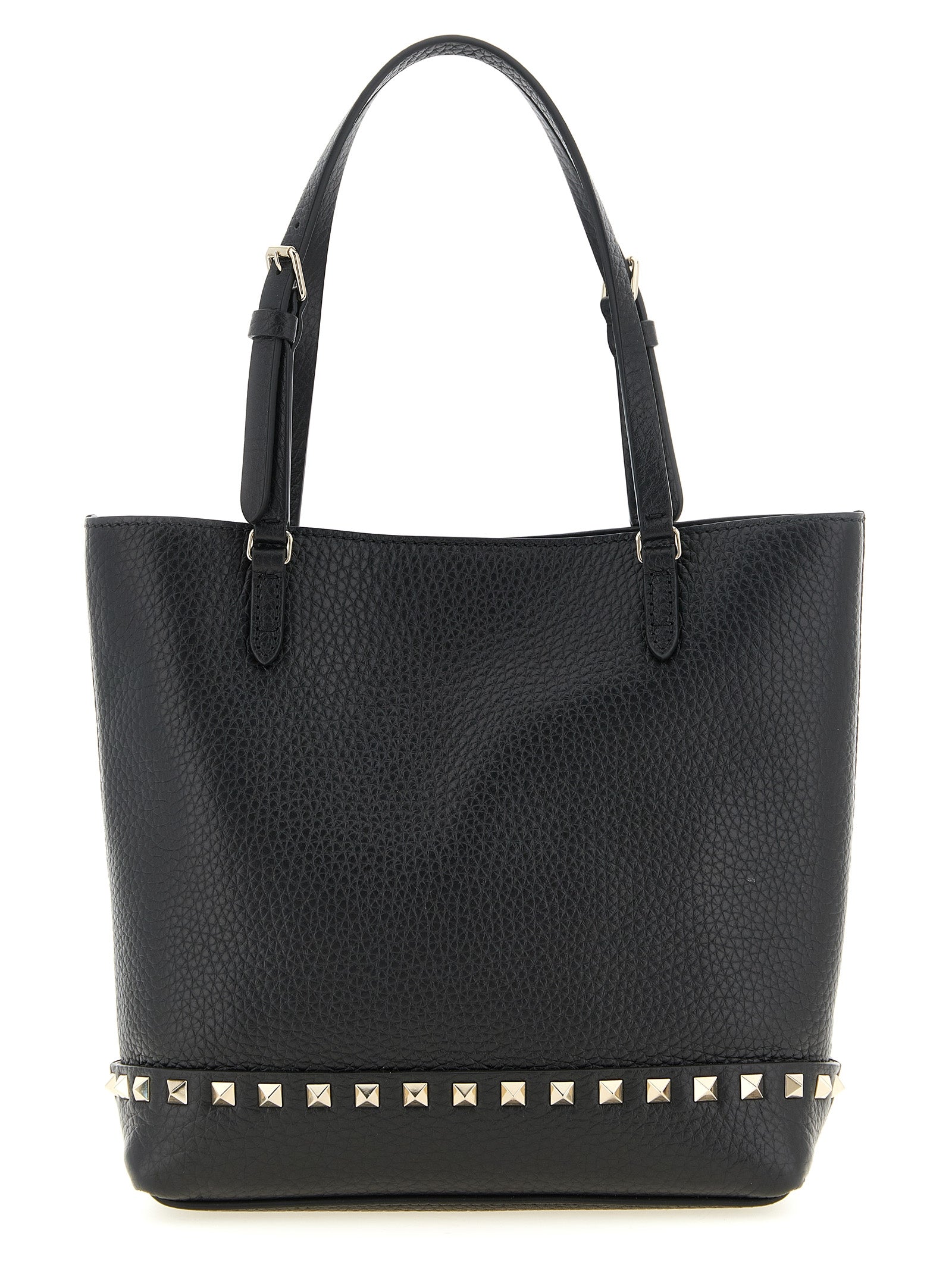 Valentino Garavani Black Calfskin Shoulder Bag Valentino Garavani