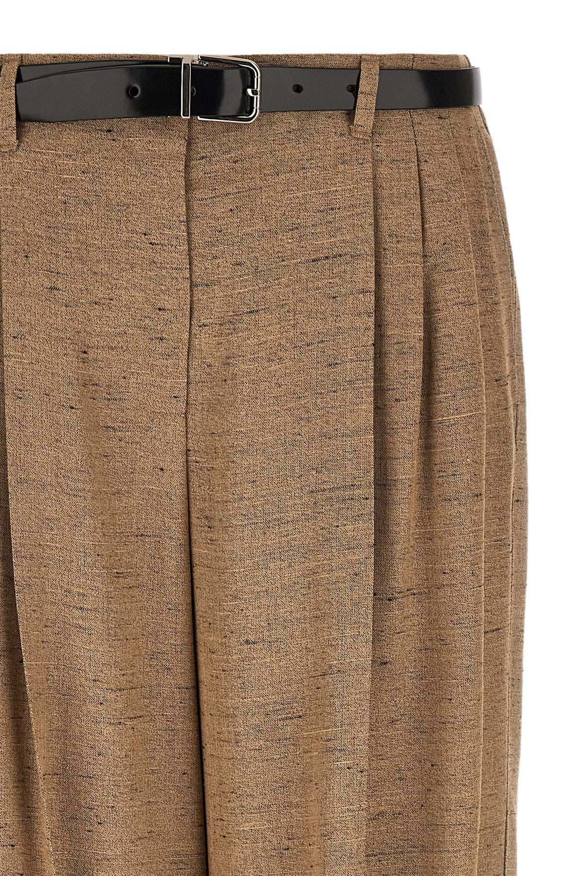 Dolce & Gabbana Beige Viscose Casual Pants Dolce & Gabbana