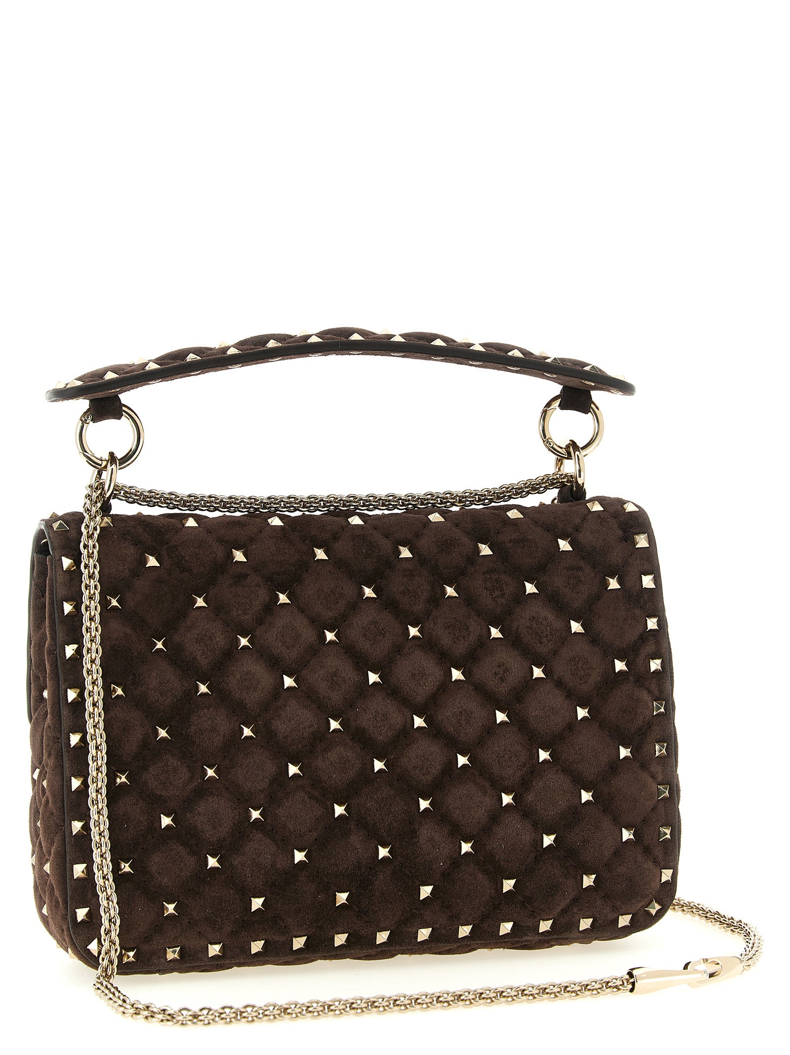Valentino Garavani Brown Calfskin Crossbody Bag Valentino Garavani