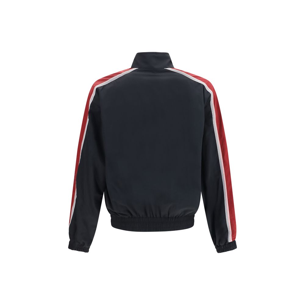 Versace Black Polyamide Bomber Versace