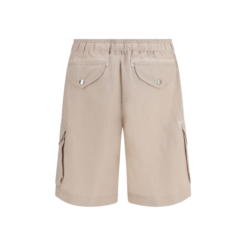 Brunello Cucinelli Beige Linen Bermuda Shorts Brunello Cucinelli