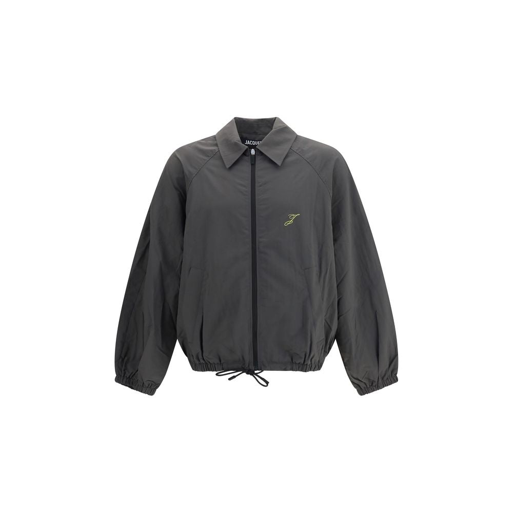 Jacquemus Gray Polyamide Full-Length Jacket Jacquemus