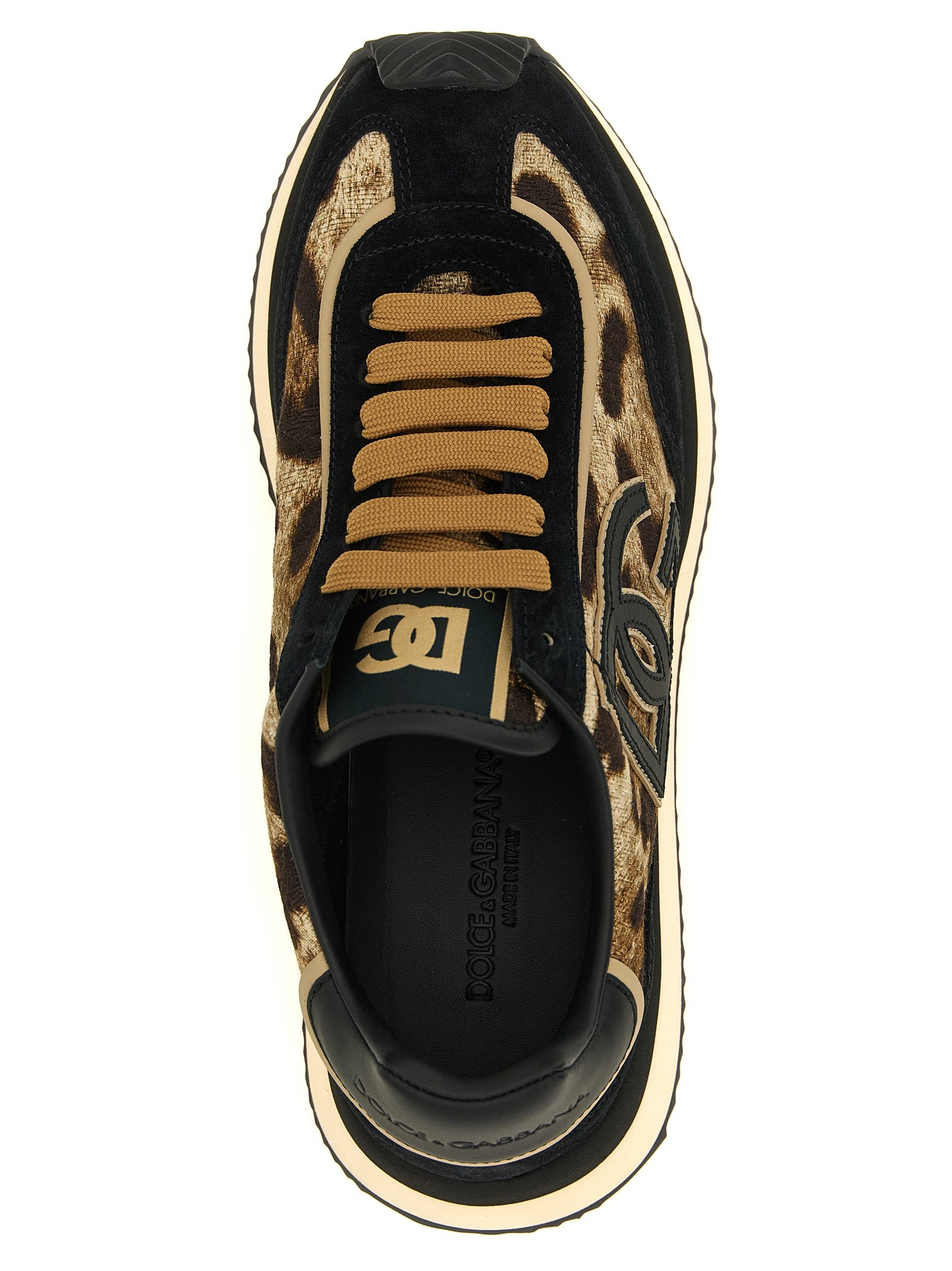 Dolce & Gabbana Multicolor Cotton Low Top Sneakers Dolce & Gabbana