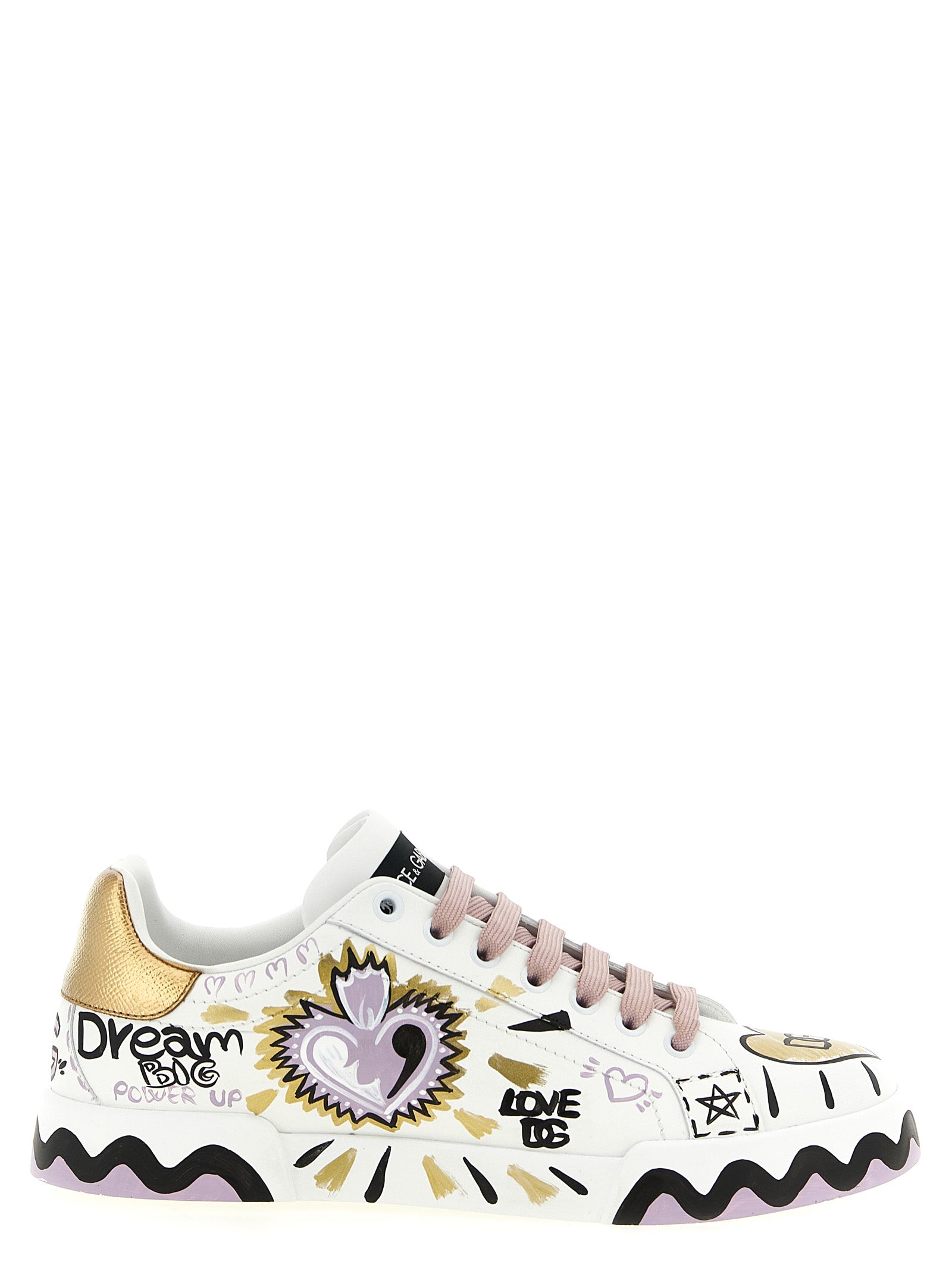 Dolce & Gabbana Multicolor Calfskin Low Top Sneakers Dolce & Gabbana