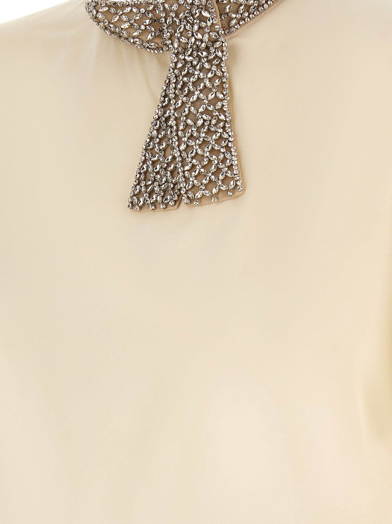 Valentino Garavani White Silk Tank Tops Valentino Garavani