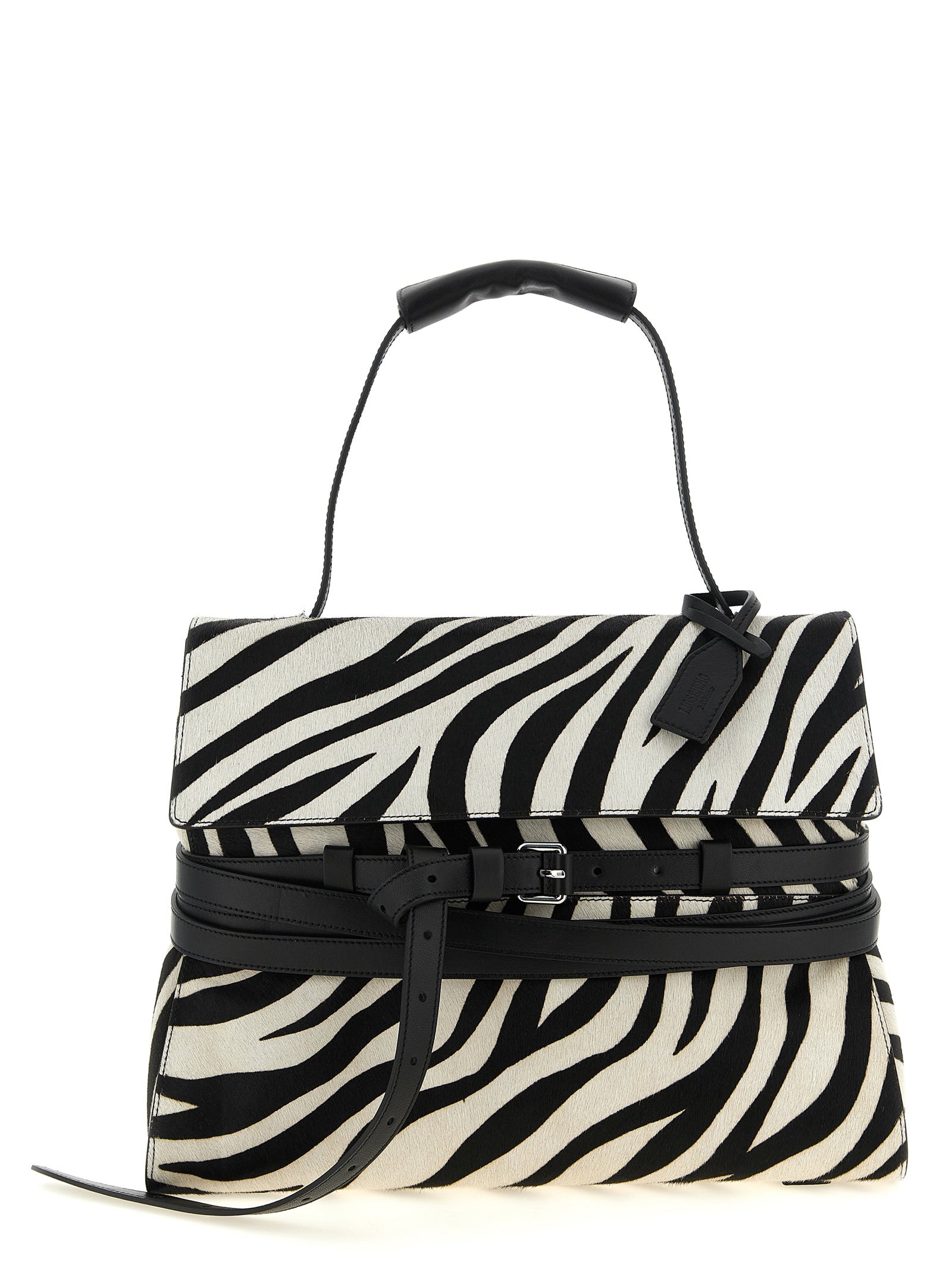 Moschino Bicolor Calfskin Handbag Moschino