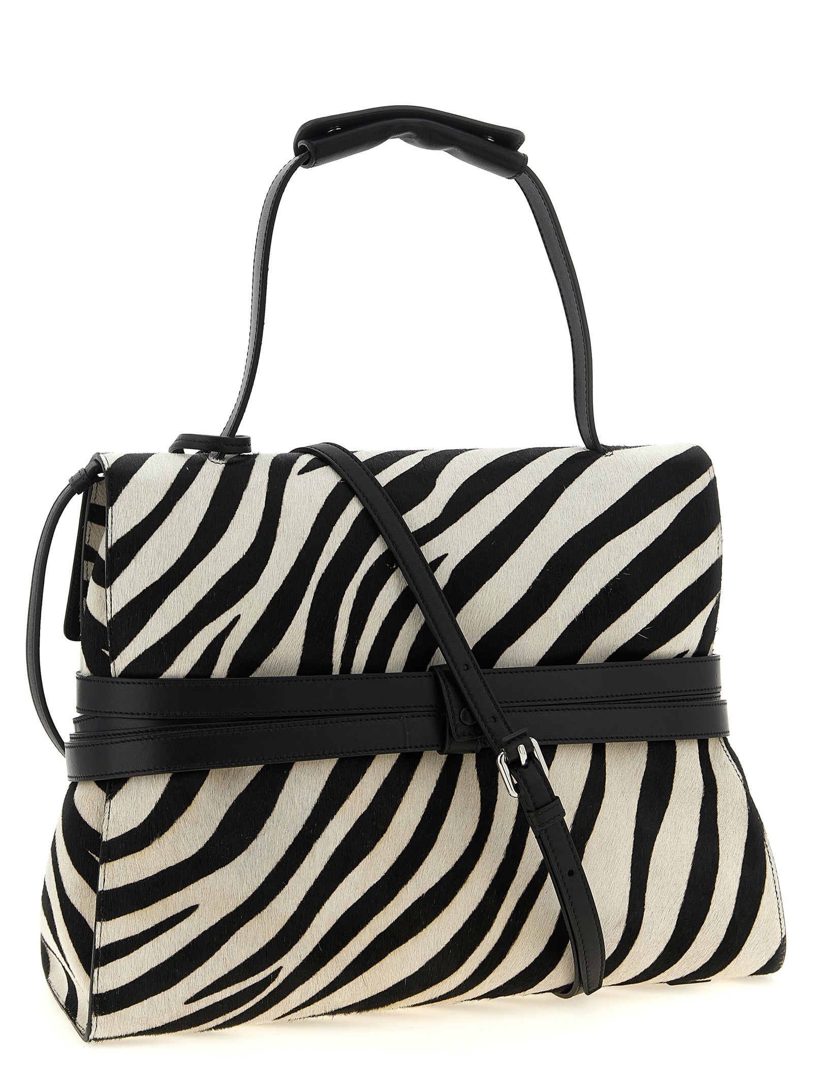 Moschino Bicolor Calfskin Handbag Moschino
