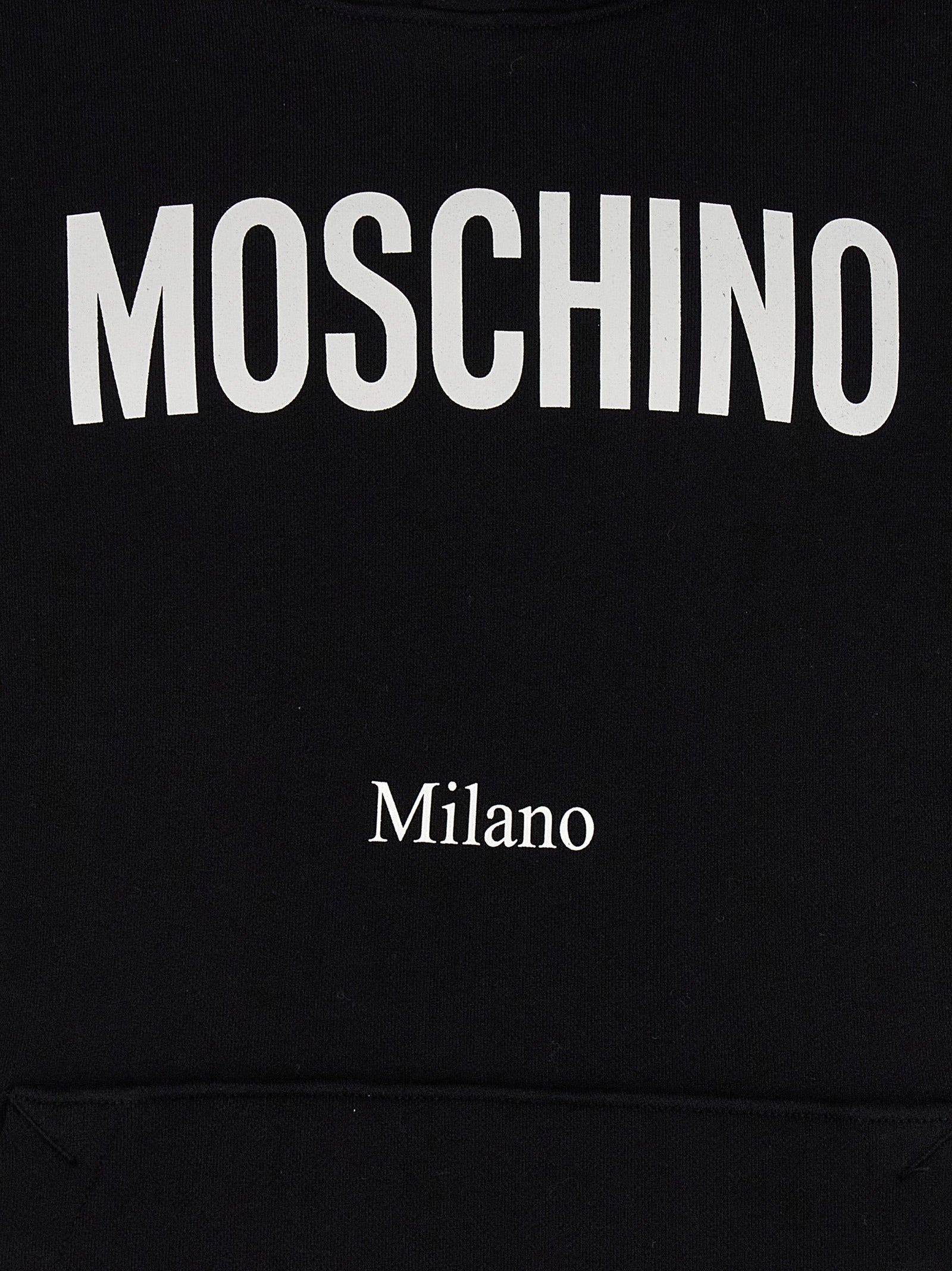 Moschino Black Cotton Sweatshirt Moschino