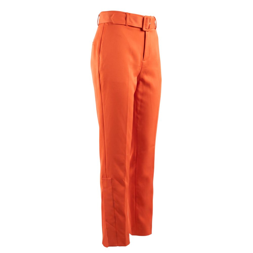 Trussardi Orange Viscose Women Pants Trussardi