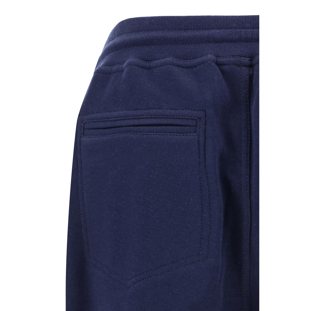 Brunello Cucinelli Blue Cotton Joggers (Workout Pants) Brunello Cucinelli