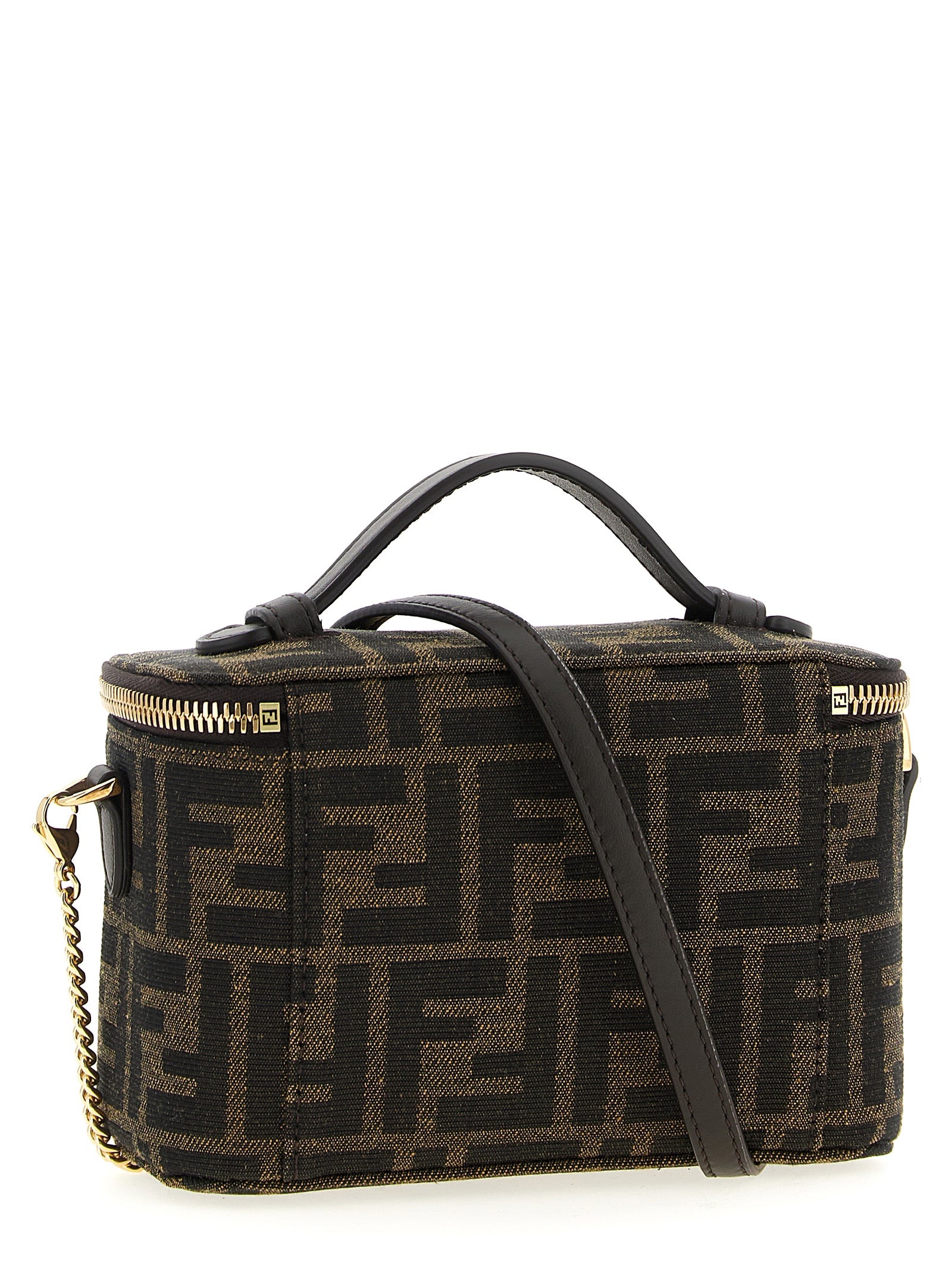 Fendi Brown Polyester Handbag Fendi