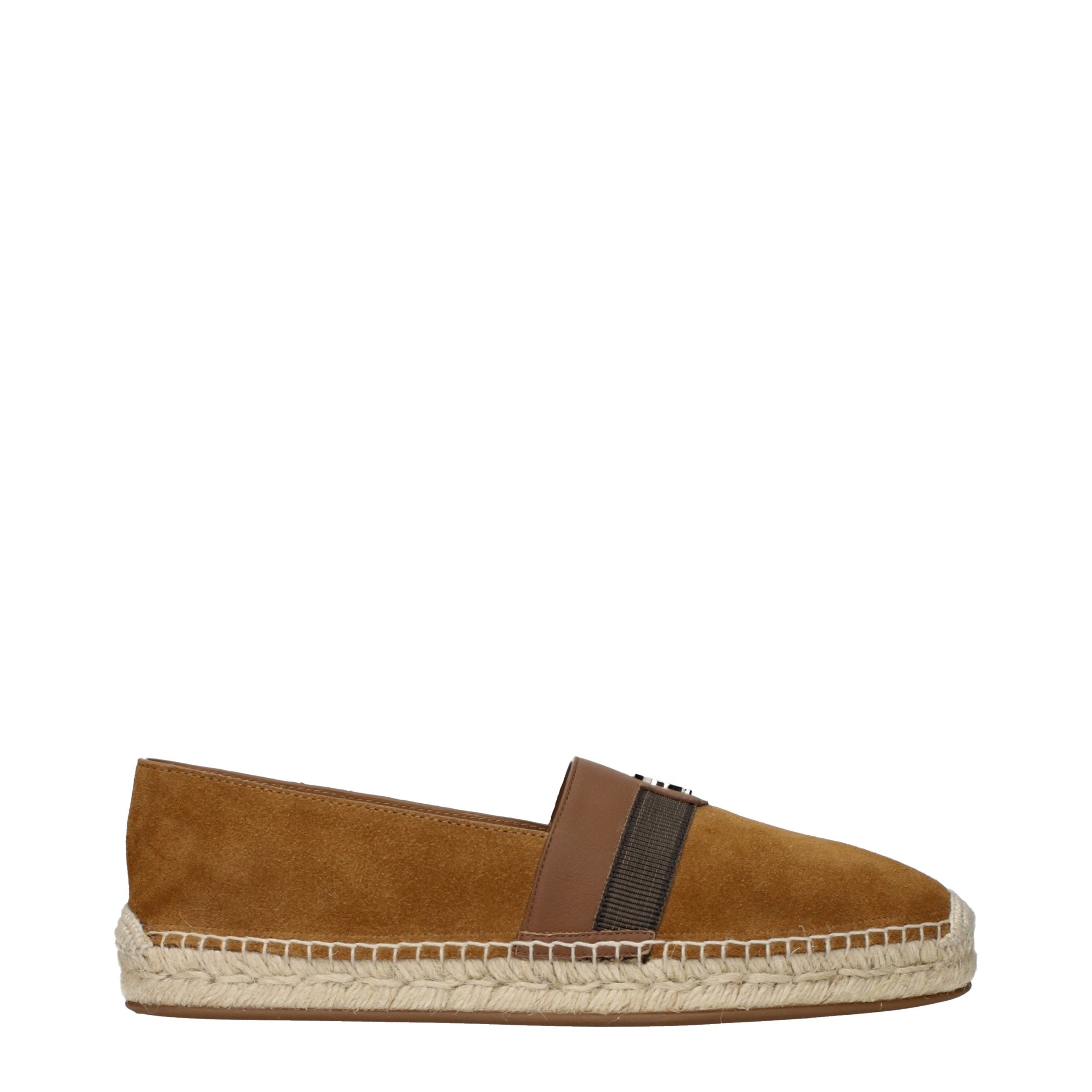 Christian Louboutin Brown Leather Espadrilles Christian Louboutin
