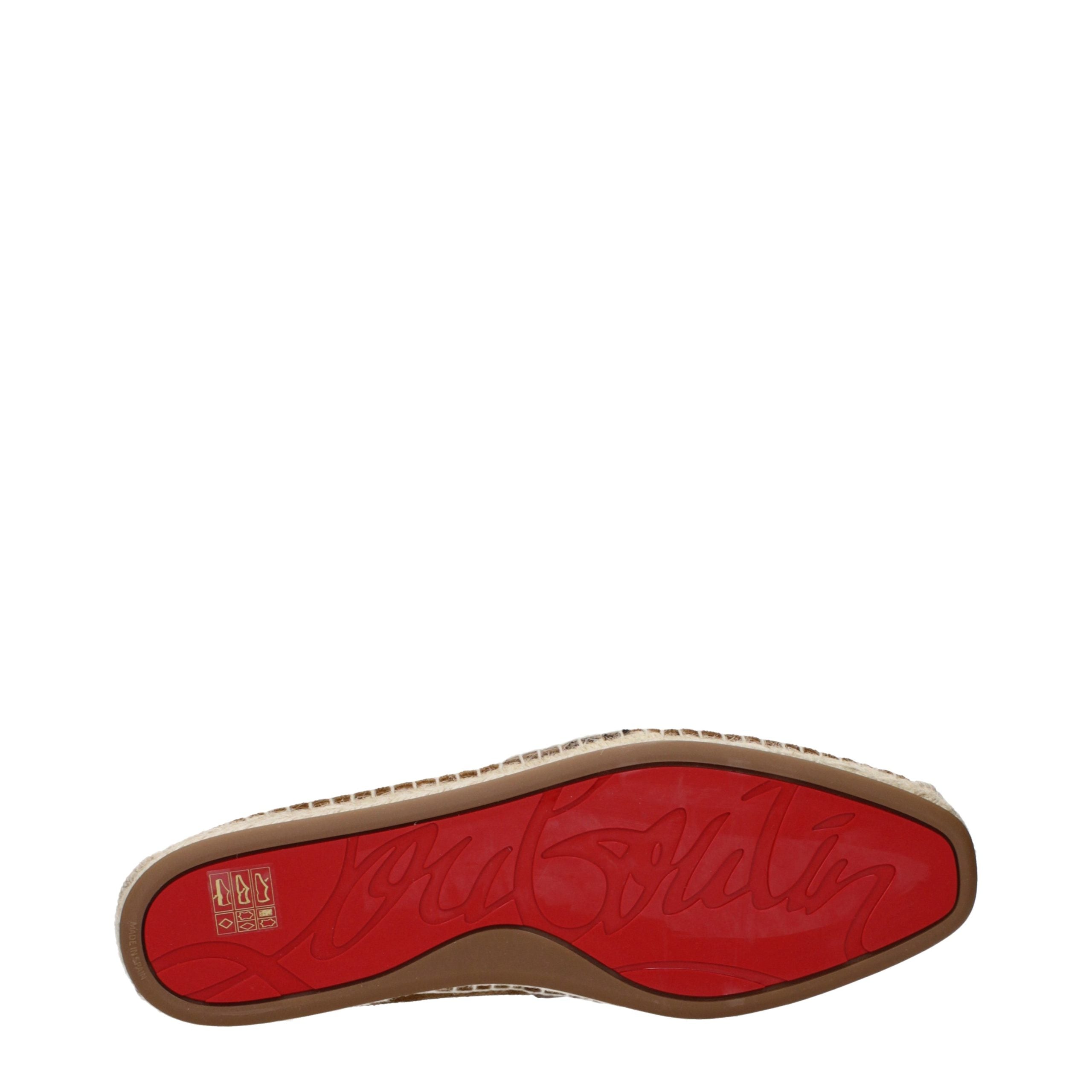 Christian Louboutin Brown Leather Espadrilles Christian Louboutin