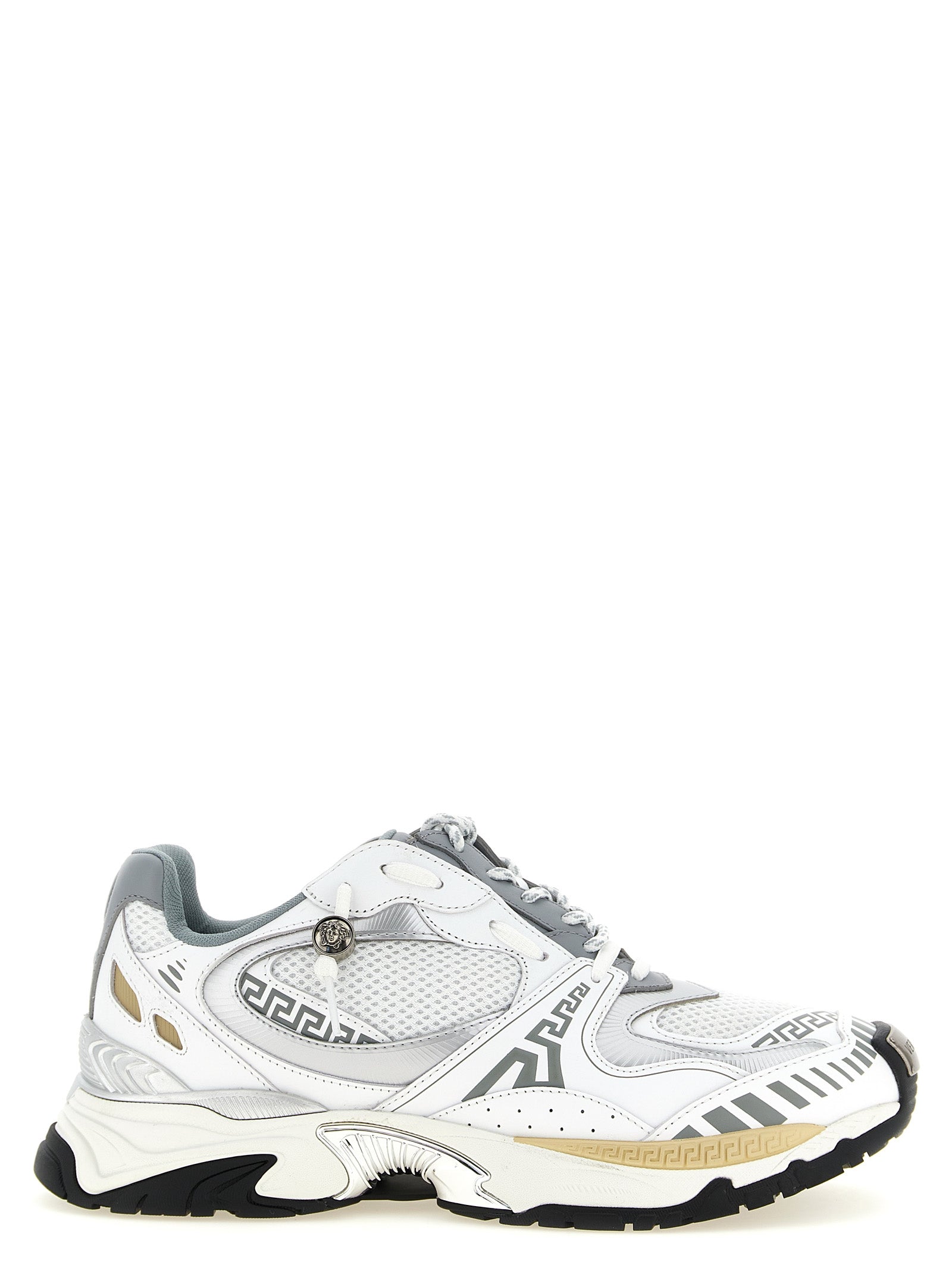 Versace Multicolor Calfskin Chunky Sneakers Versace