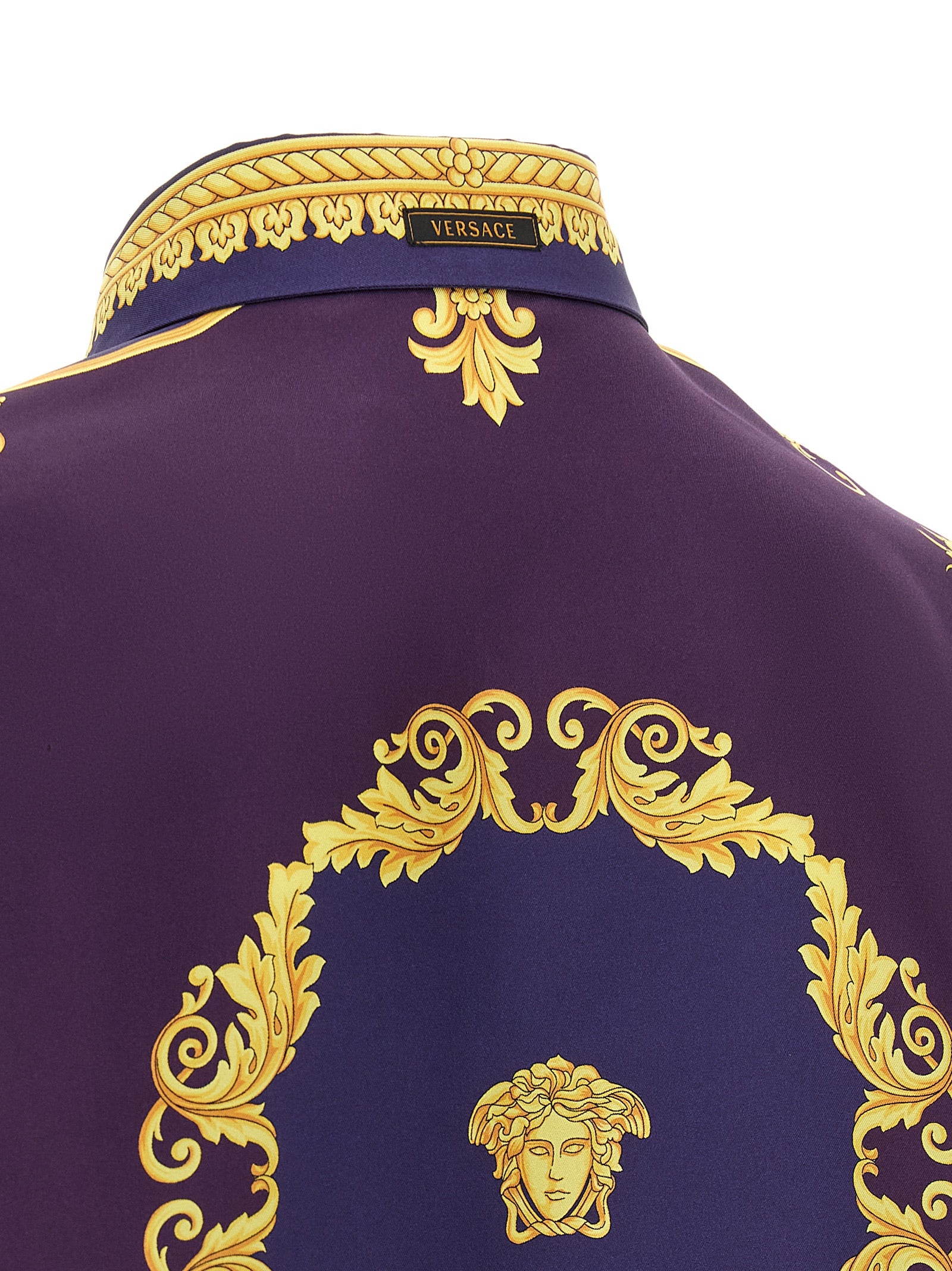 Versace Multicolor Silk Blouse Versace