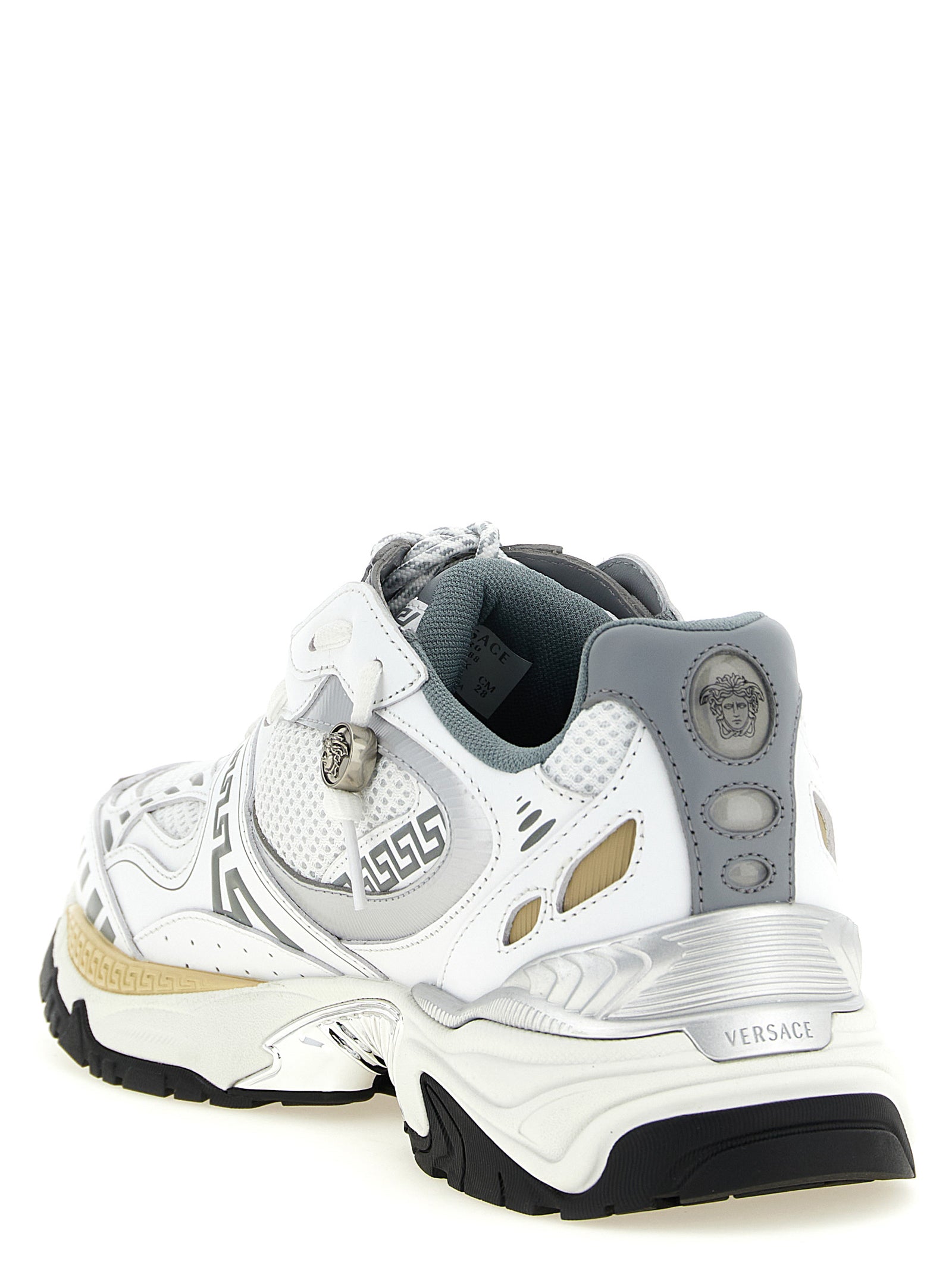 Versace Multicolor Calfskin Chunky Sneakers Versace