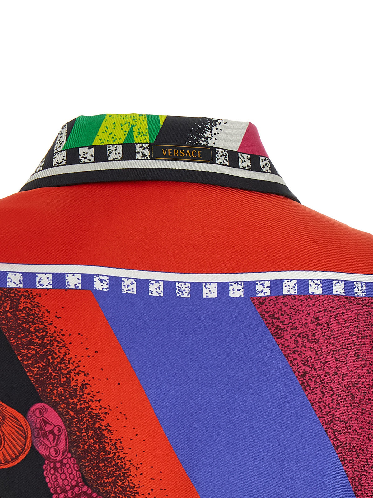 Versace Multicolor Silk Blouse Versace