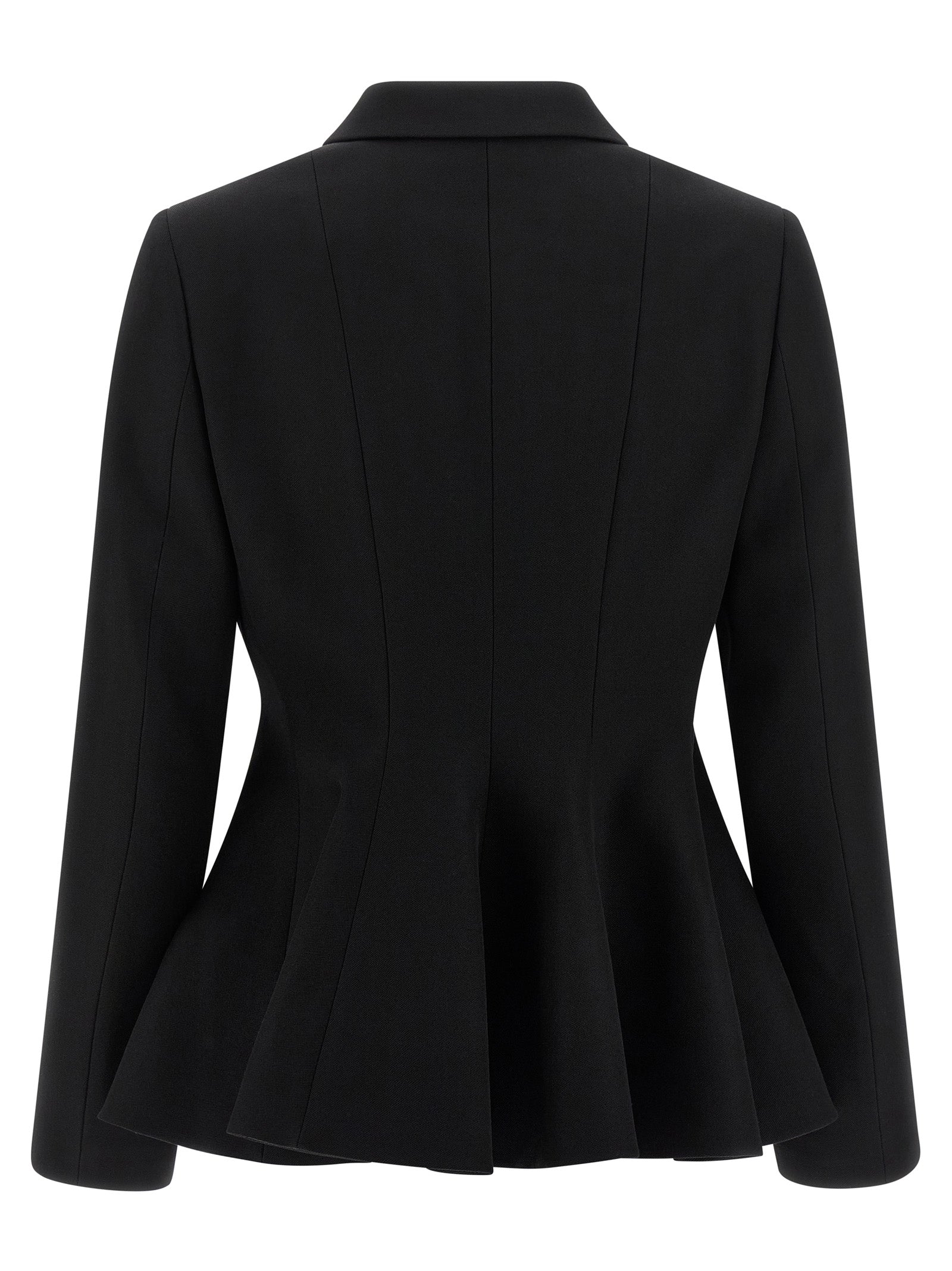 Fendi Black Virgin Wool Blazer Fendi