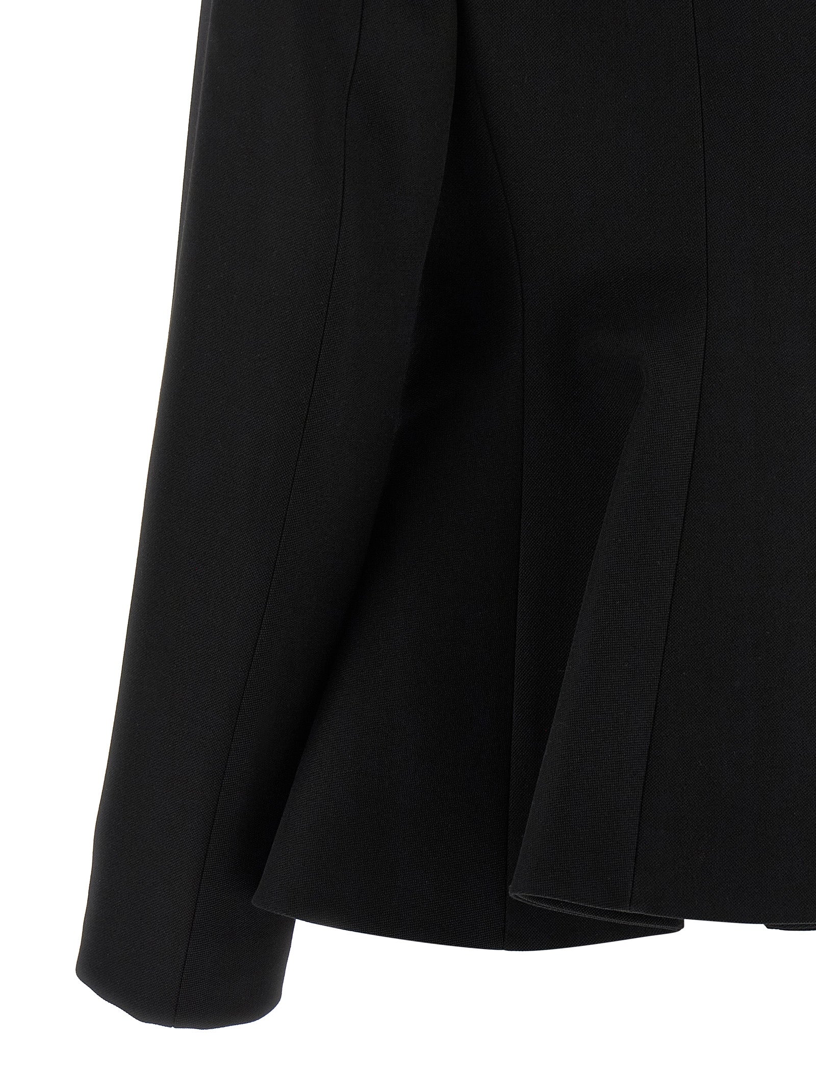 Fendi Black Virgin Wool Blazer Fendi