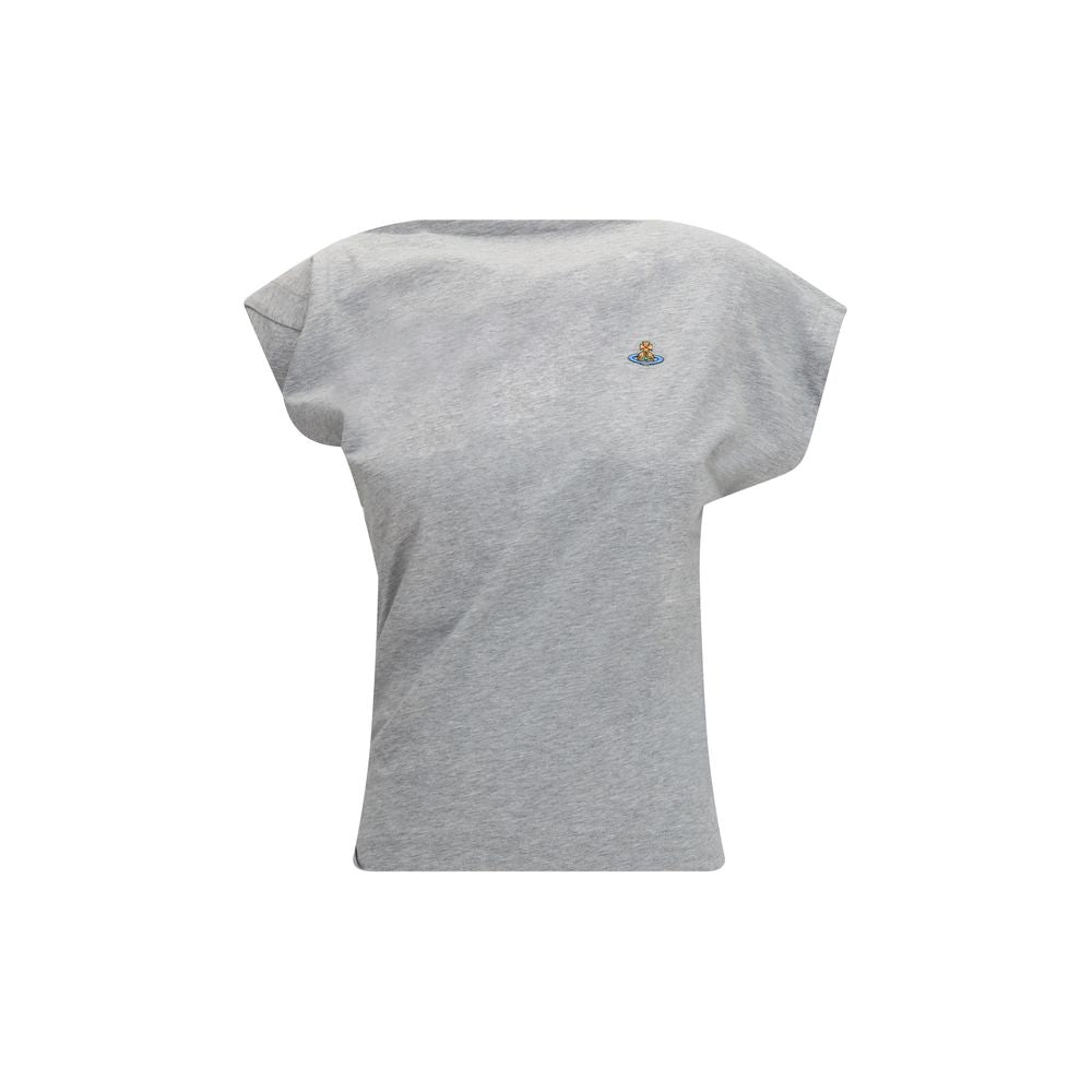 Vivienne Westwood Gray Cotton T-Shirt Vivienne Westwood