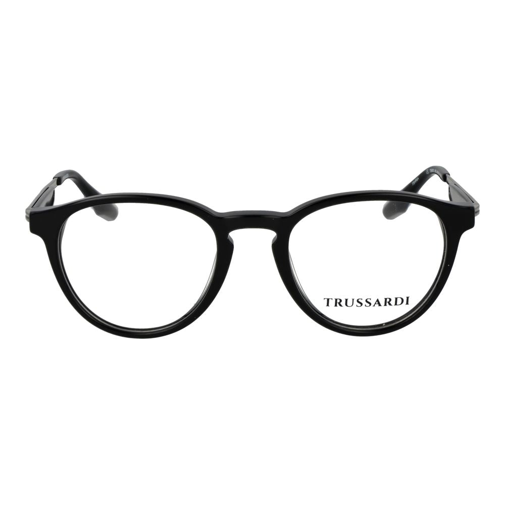 Trussardi Black Acetate Glasses (Frames) Trussardi