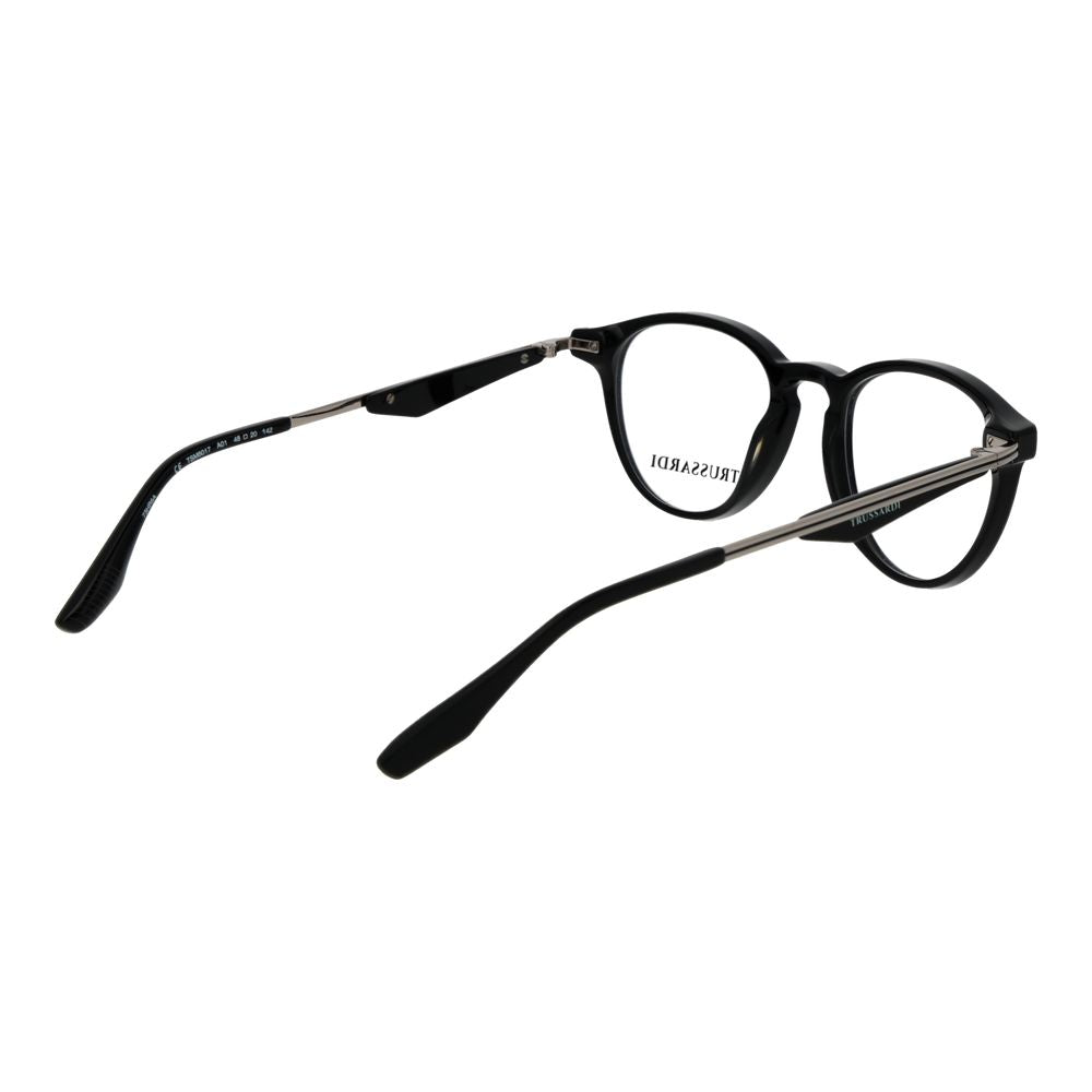 Trussardi Black Acetate Glasses (Frames) Trussardi