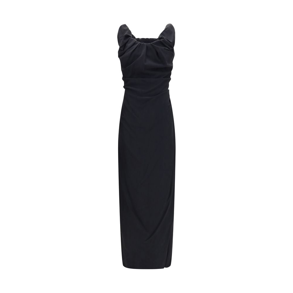 Vivienne Westwood Black Viscose Casual Dress Vivienne Westwood