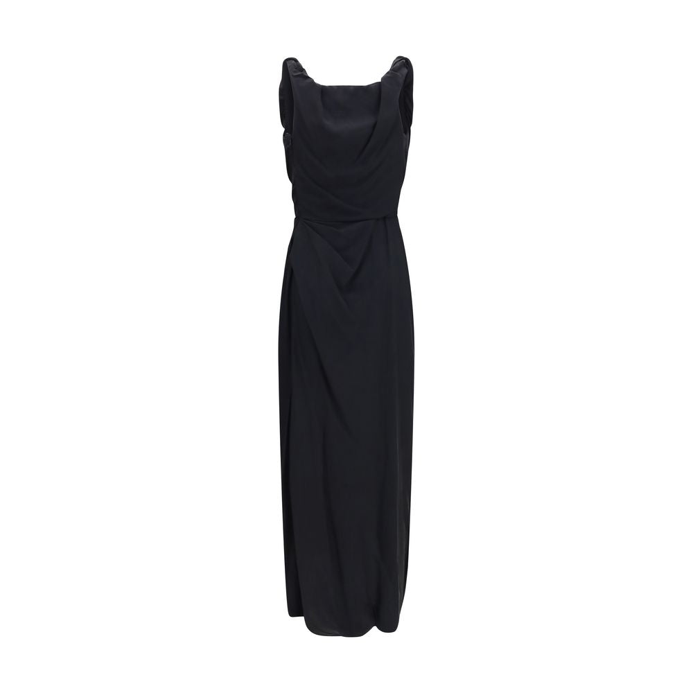 Vivienne Westwood Black Viscose Casual Dress Vivienne Westwood