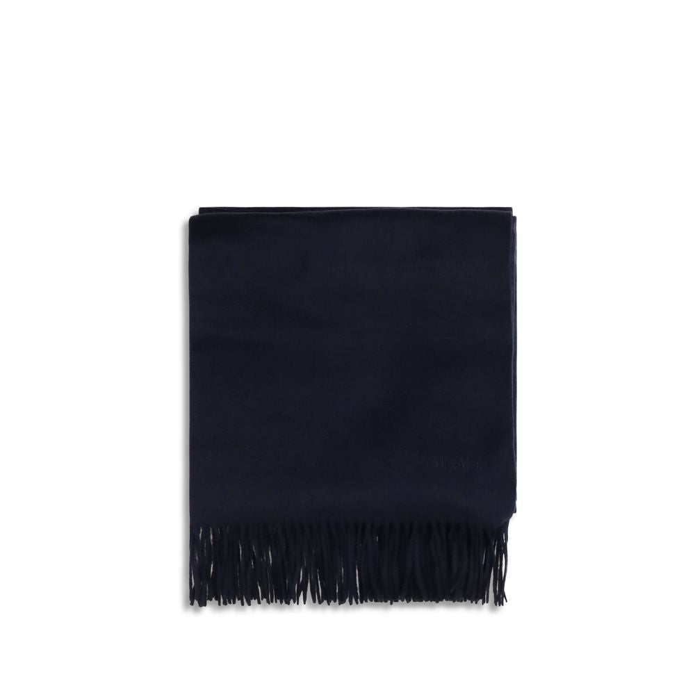 Max Mara Blue Cashmere Scarf Max Mara