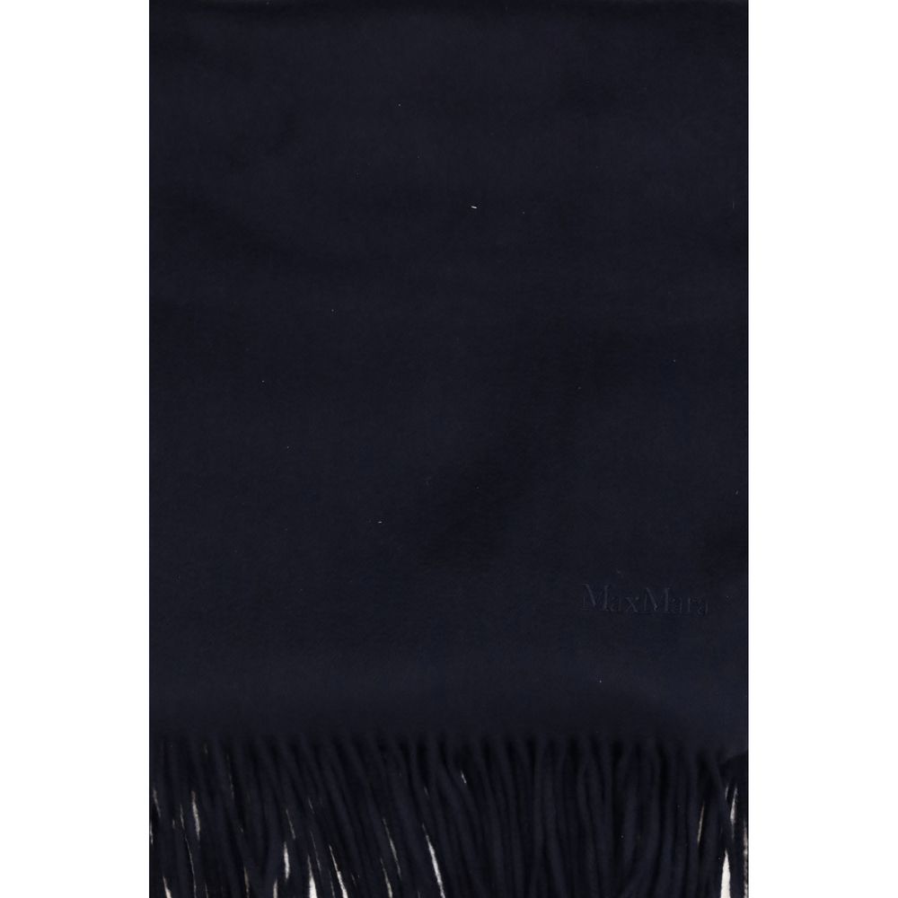 Max Mara Blue Cashmere Scarf Max Mara
